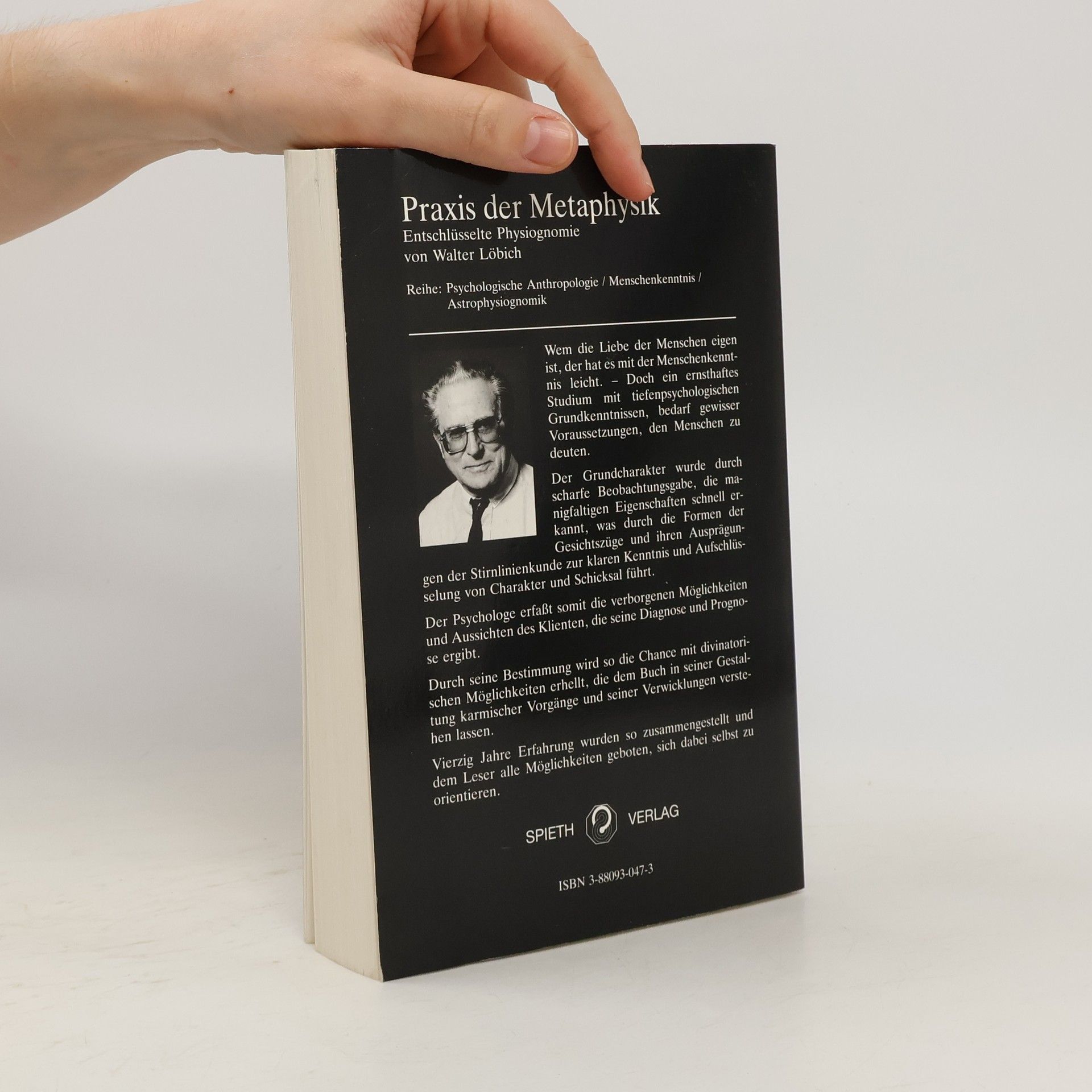 Walter Löbich Praxis der Metaphysik