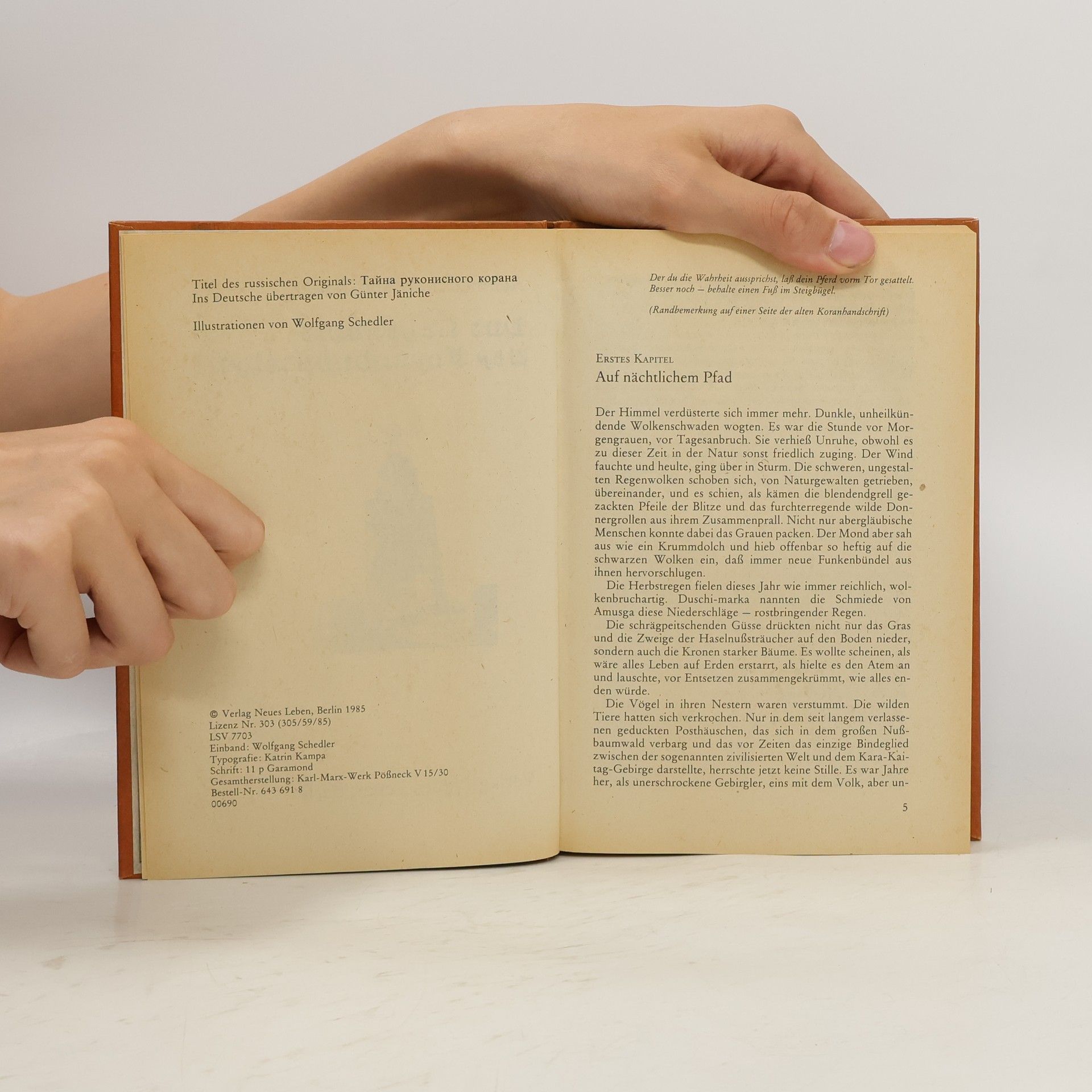 Achmedchan Abu-Bakar Das Geheimnis der Koranhandschrift