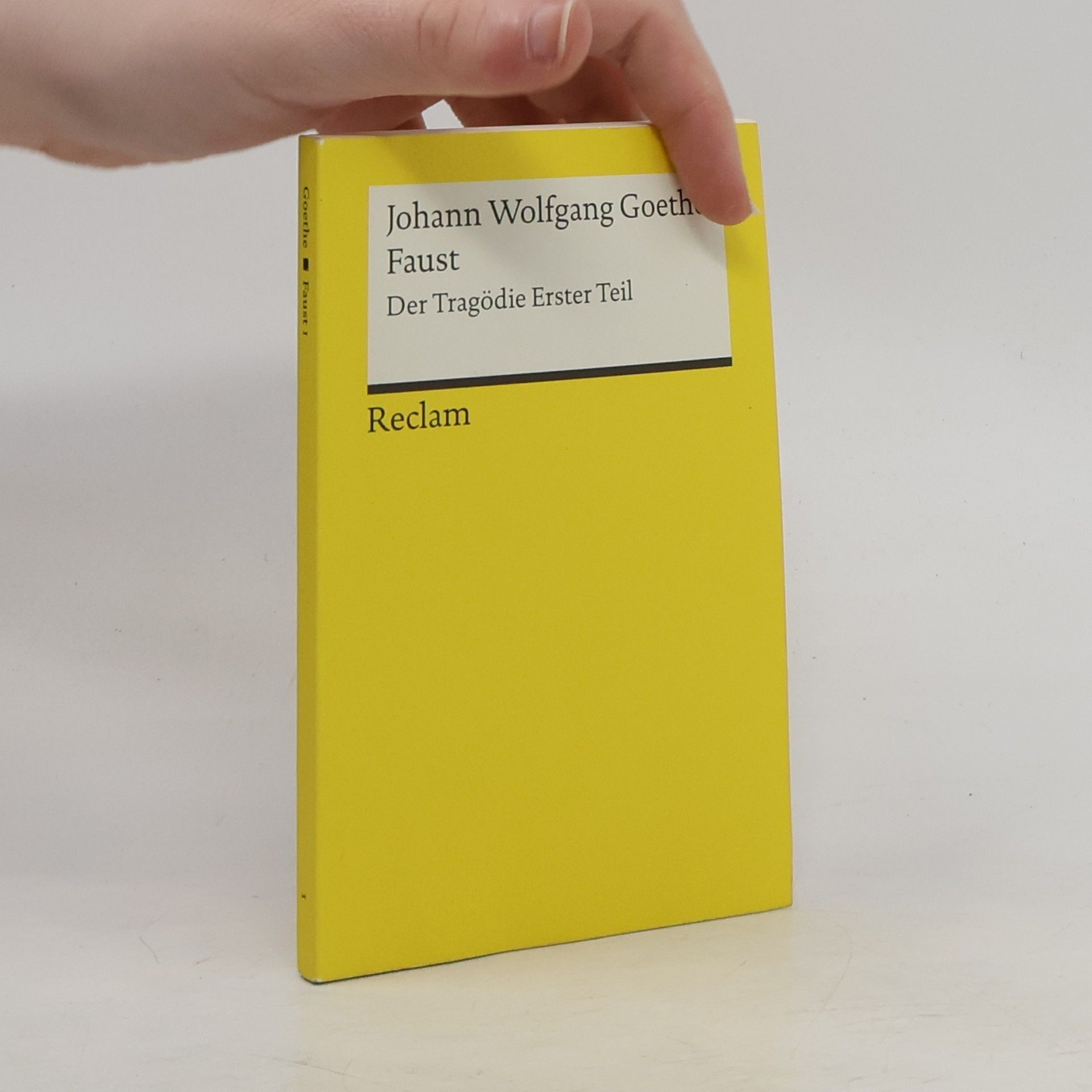 Johann Wolfgang von Goethe Faust : der Tragödie Erster teil