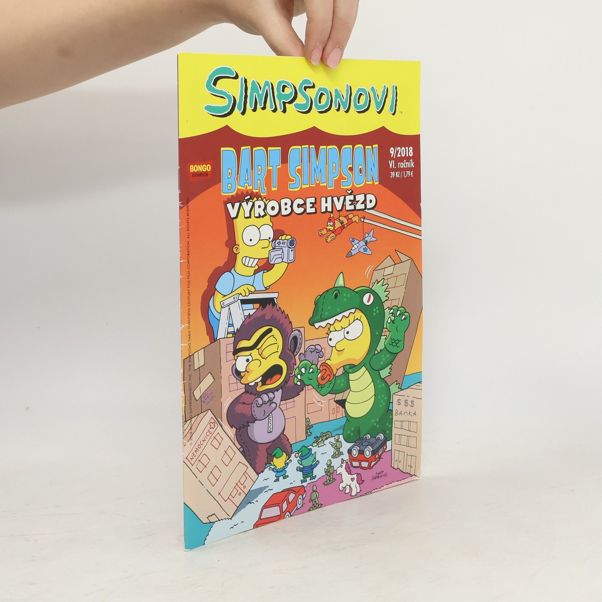 Matt Groening Simpsonovi. Bart Simpson 9/2018: Výrobce hvězd