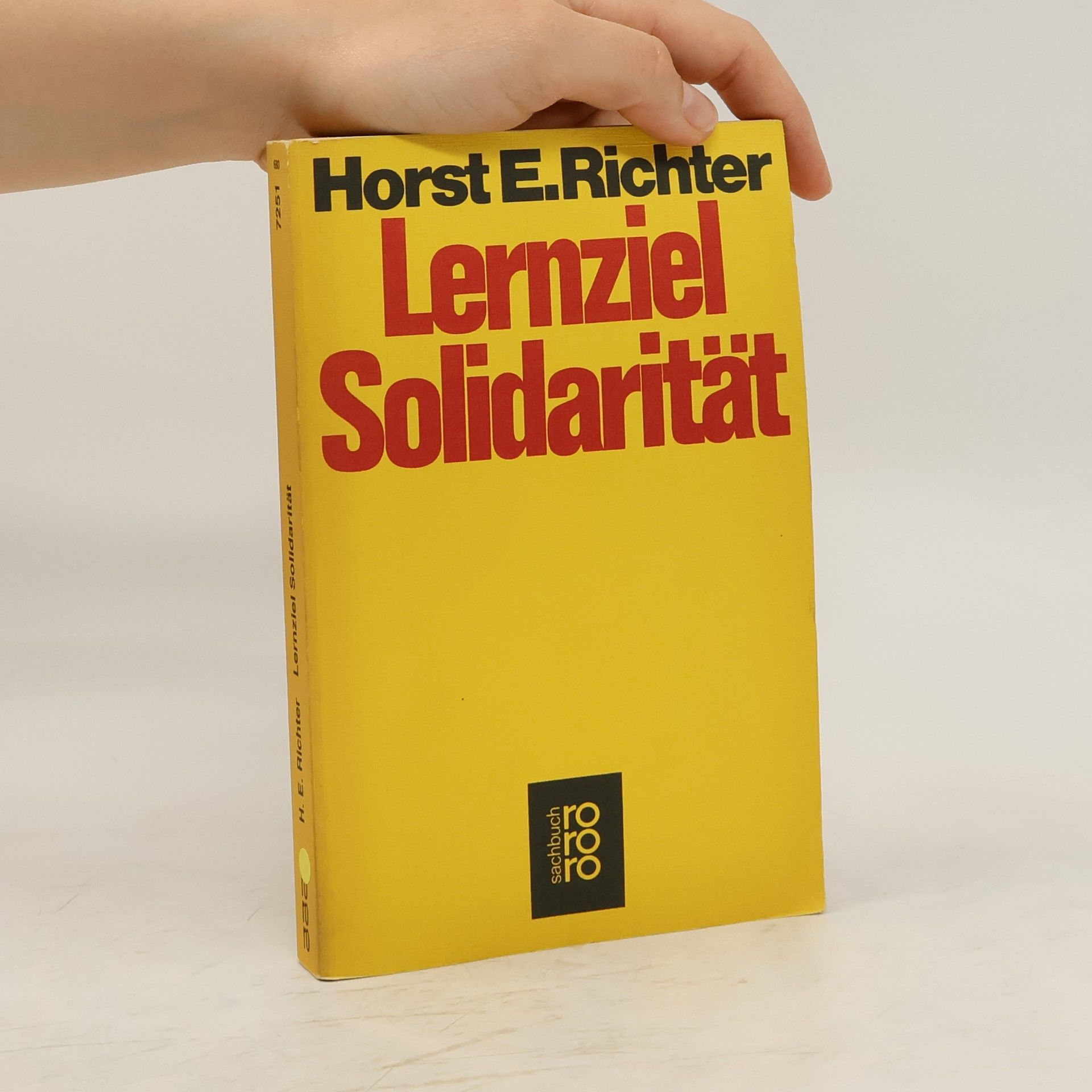 Horst-Eberhard Richter Lernziel Solidarität