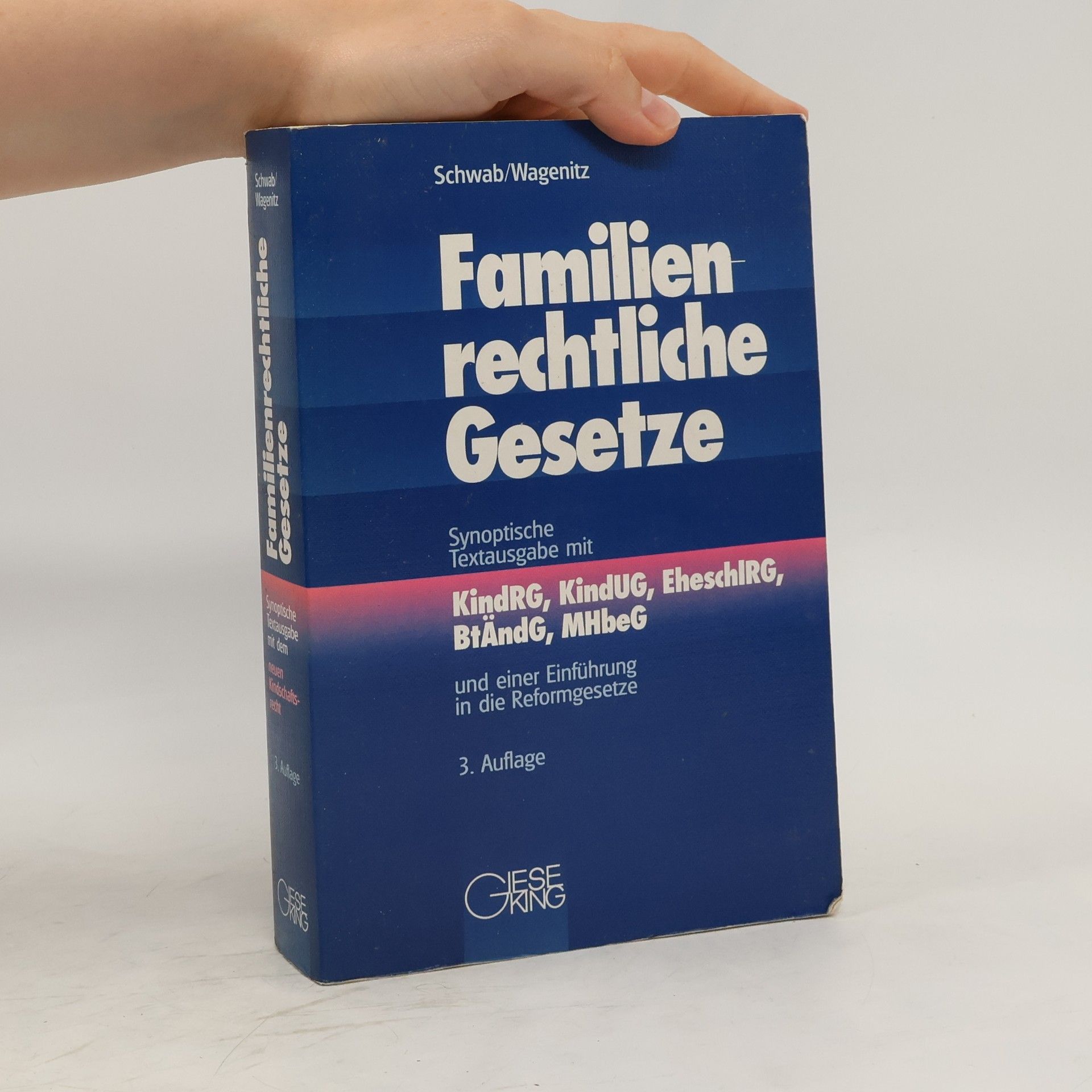 Dieter Schwab Familienrechtliche Gesetze