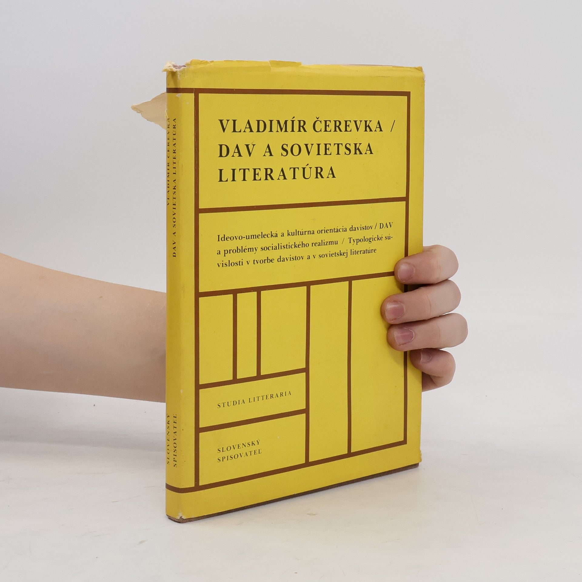 Vladimír Čerevka Dav a sovietska literatúra