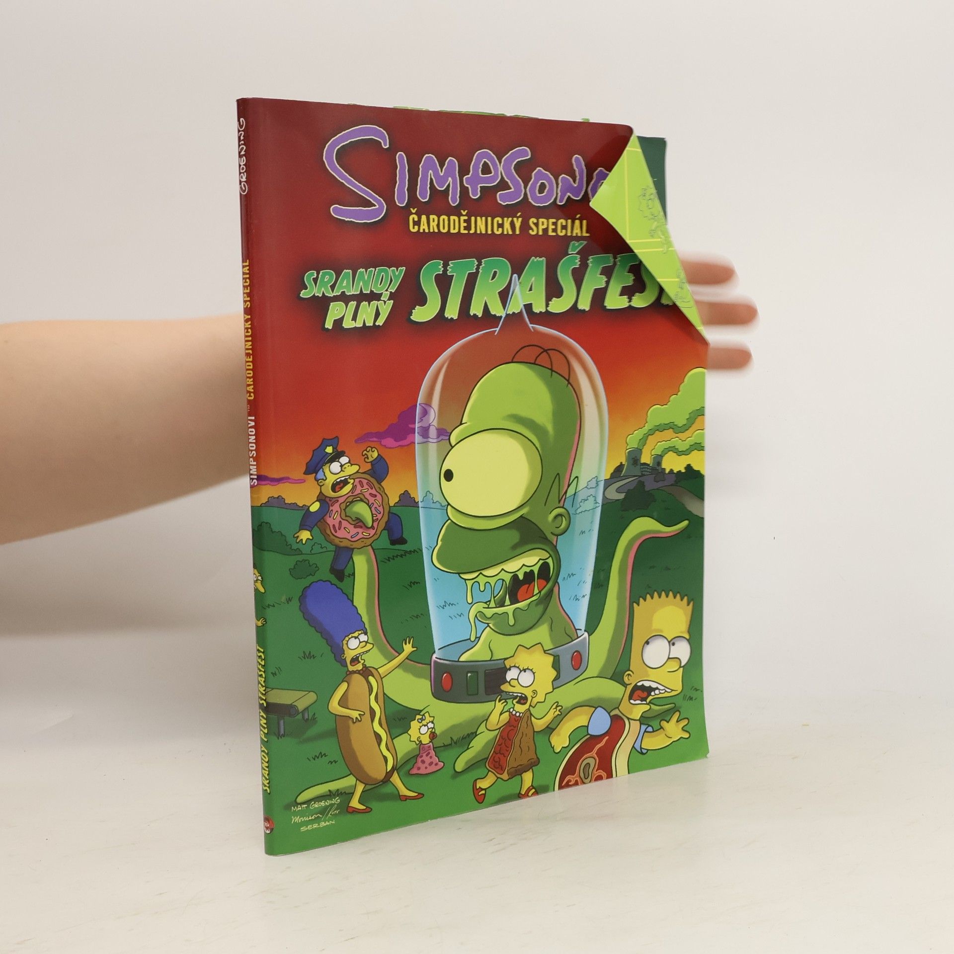 Matt Groening Simpsonovi : čarodějnický speciál. Srandy plný strašfest
