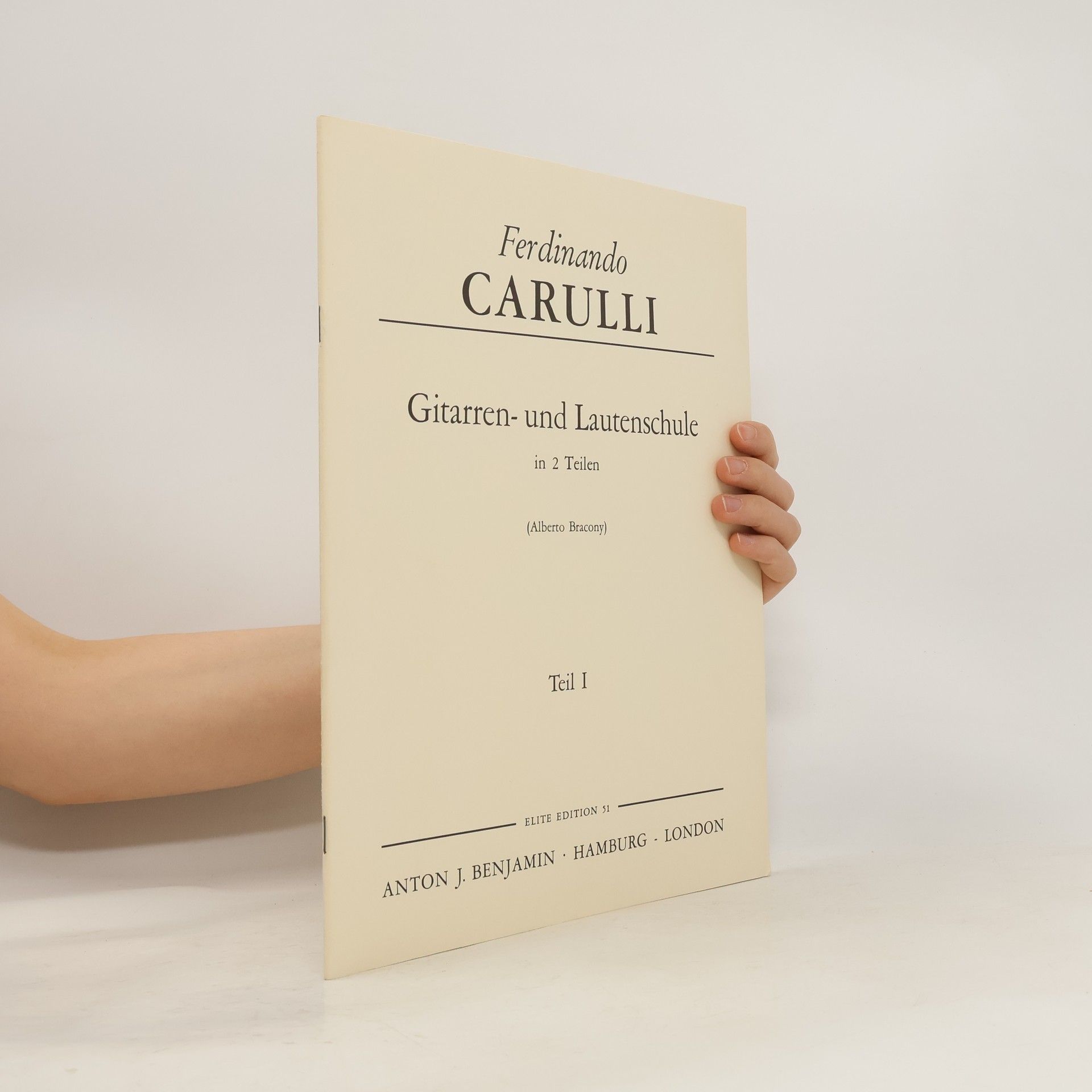 Ferdinando Carulli Gitarren und Lautenschule I.