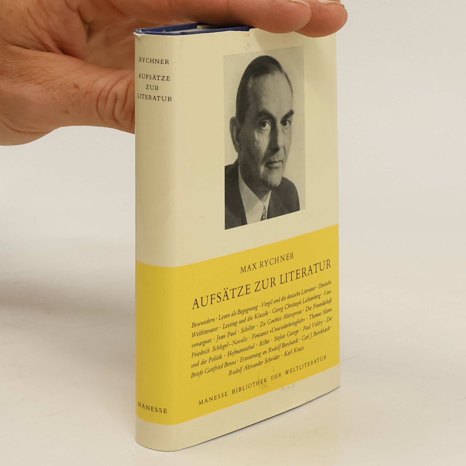 Max Rychner Aufsätze zur Literatur