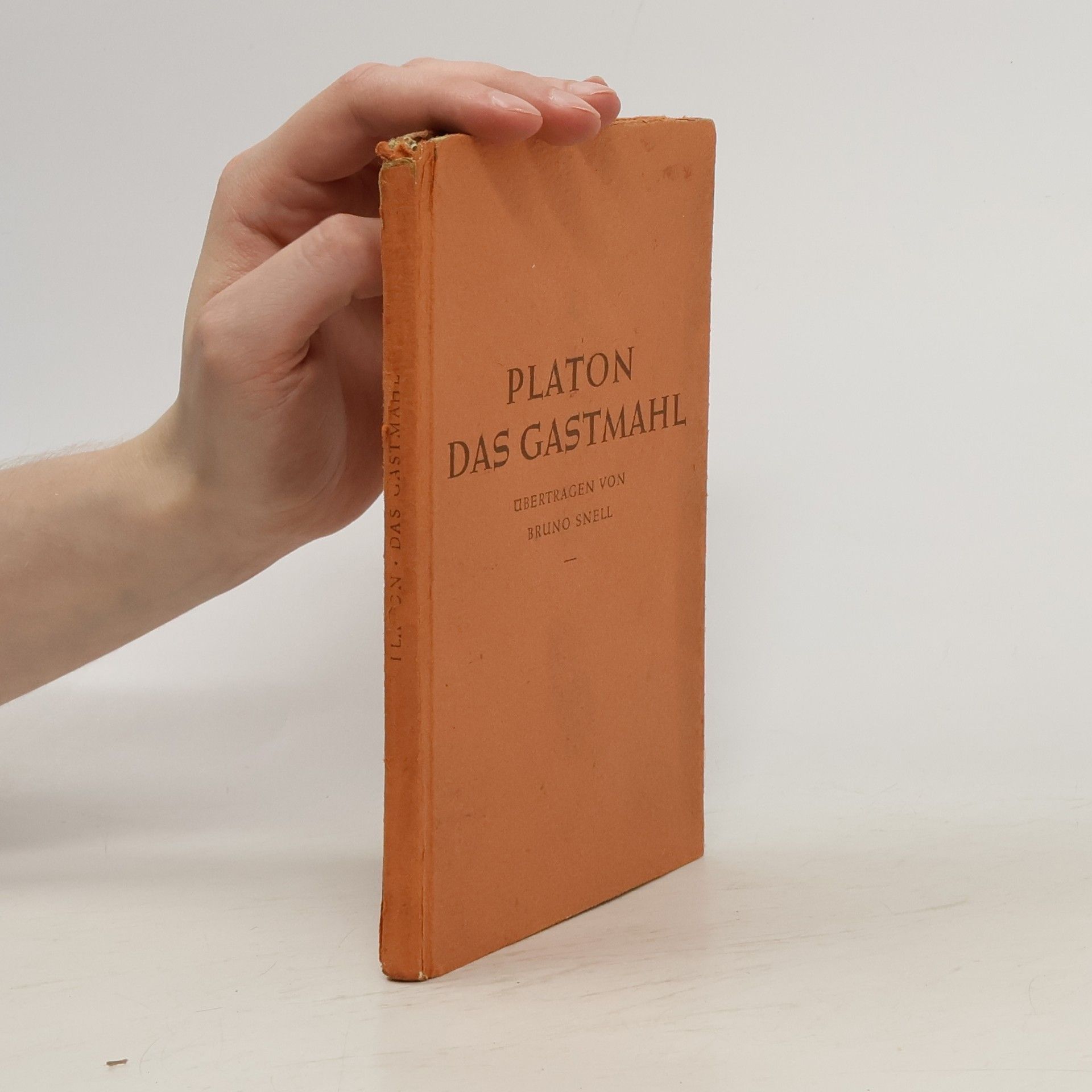 Plato Platon. Das Gastmahl
