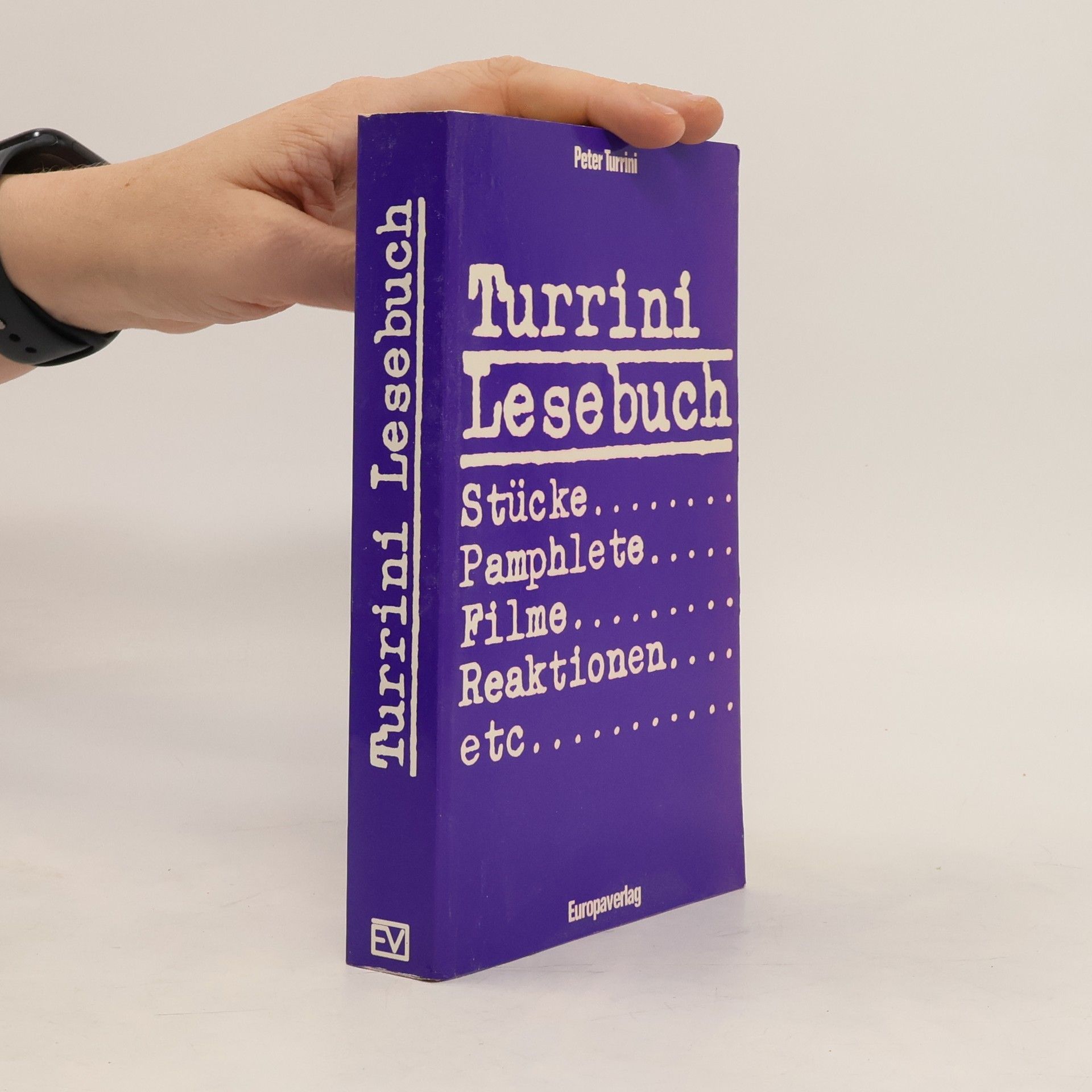 Peter Turrini Turrini Lesebuch