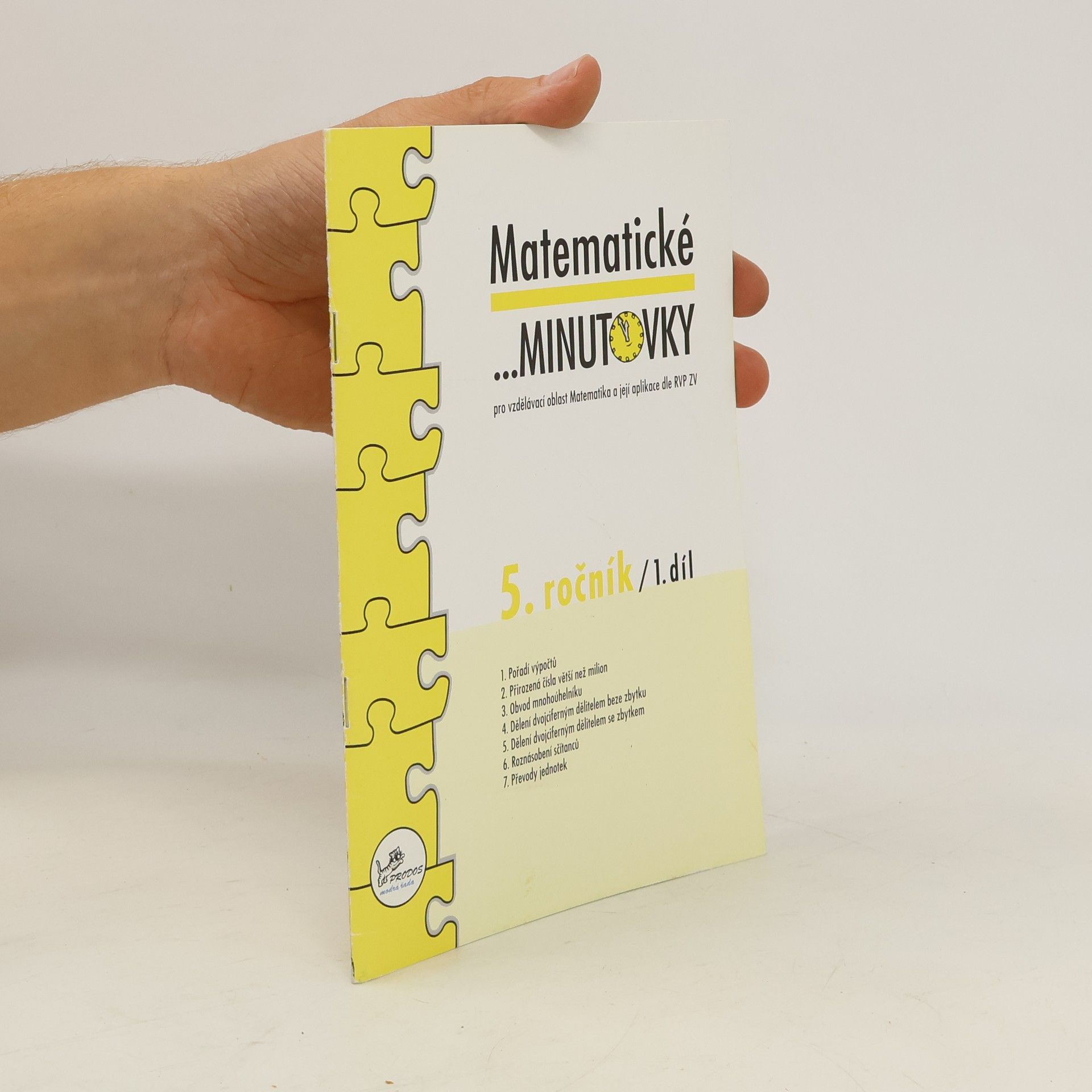 Josef Molnár Matematické ...minutovky 5. ročník / 1. díl