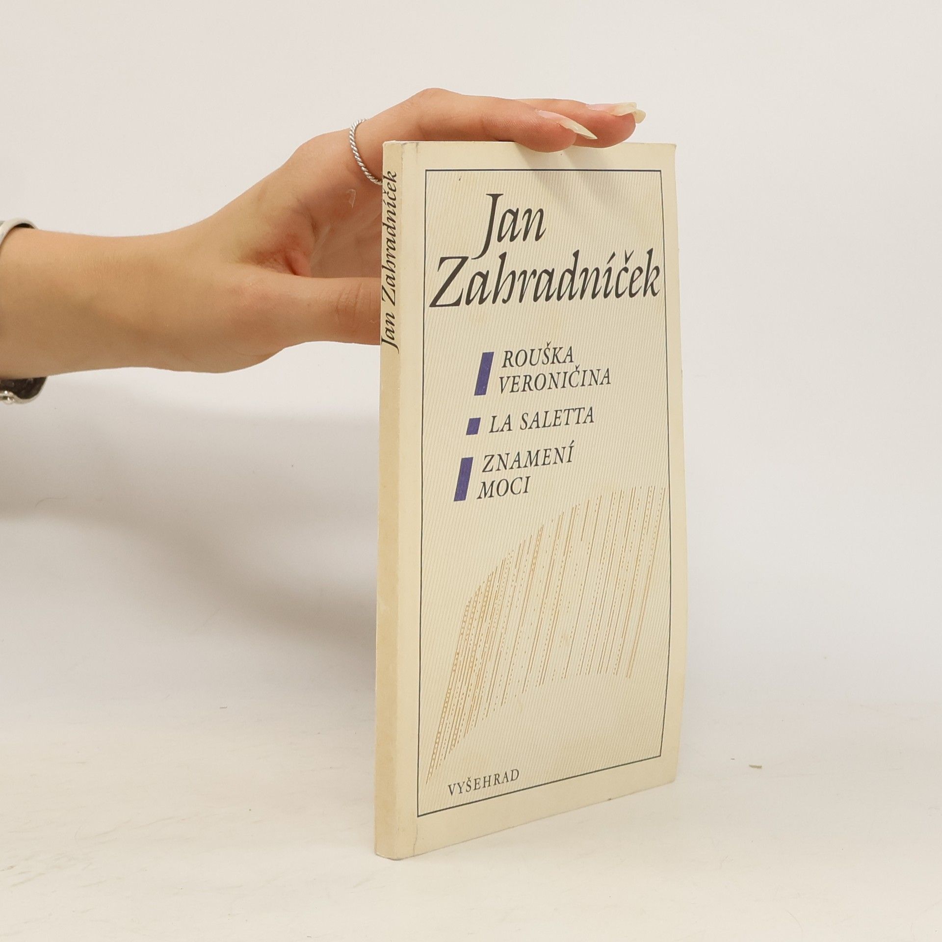 Jan Zahradníček Rouška Veroničina, La Saletta, Znamení moci
