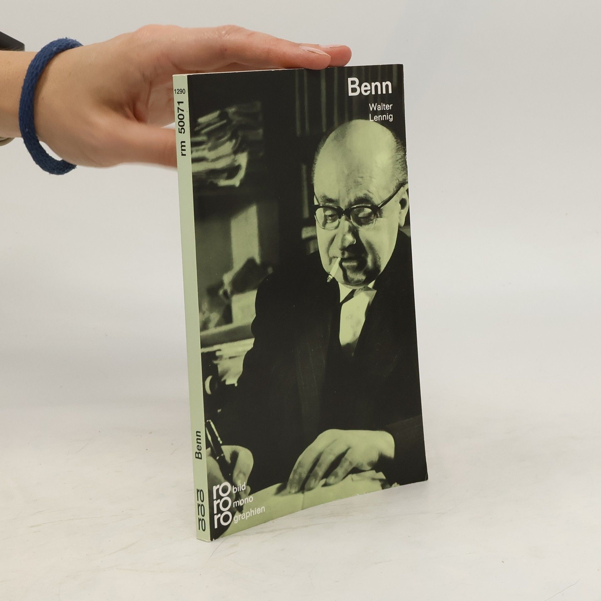 Walter Lennig Gottfried Benn in Selbstzeugnissen und Bilddokumenten