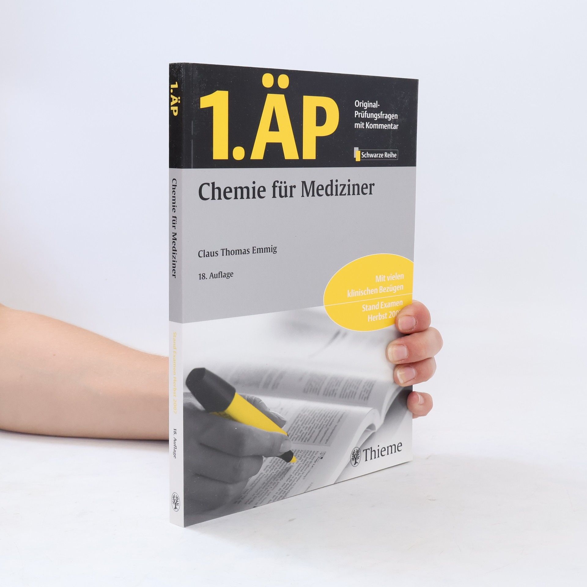 Claus-Thomas Emmig 1. ÄP. Chemie für Mediziner