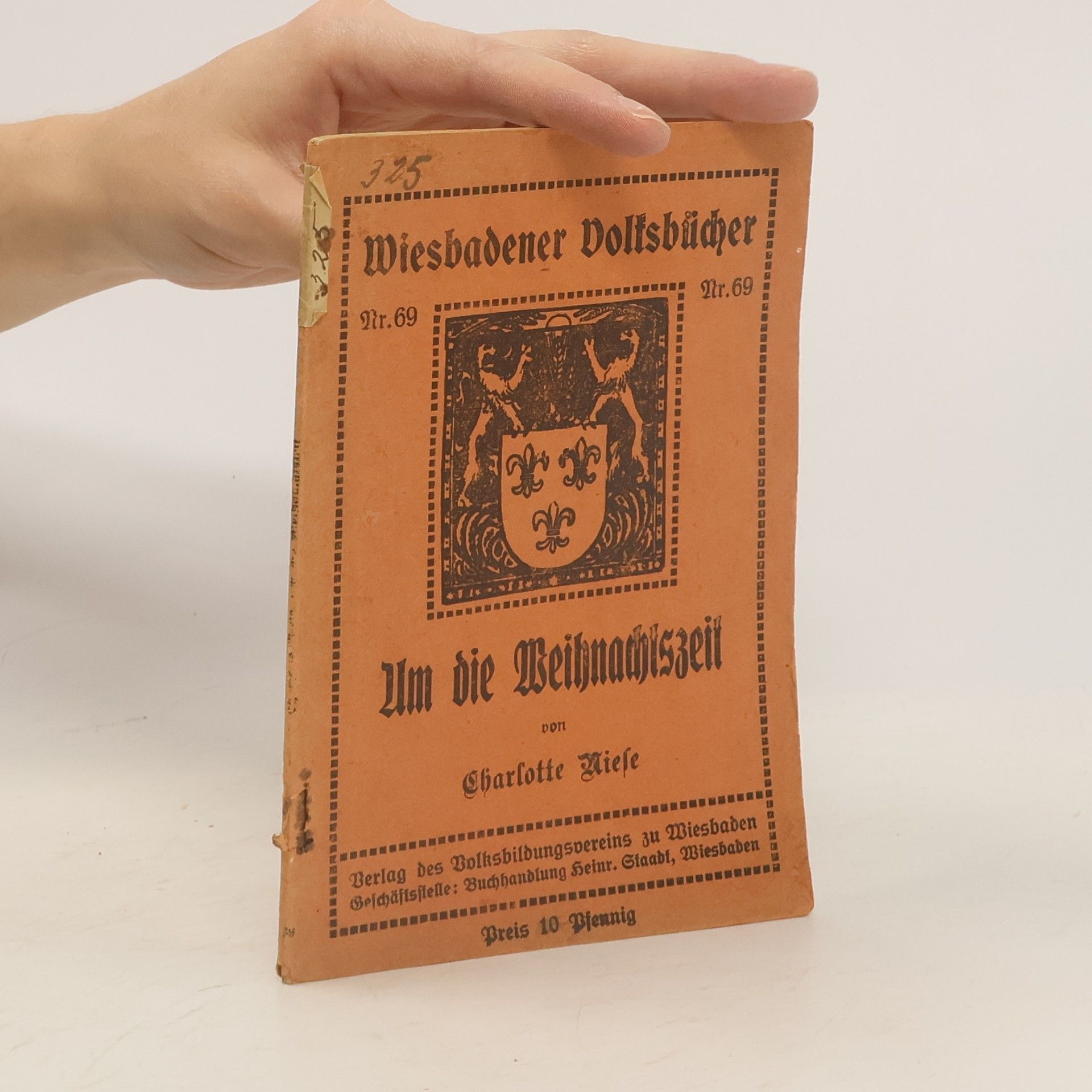 Charlotte Nieße Wiesbadener Volksbücher Nr. 69. Um die Weihnachtszeit