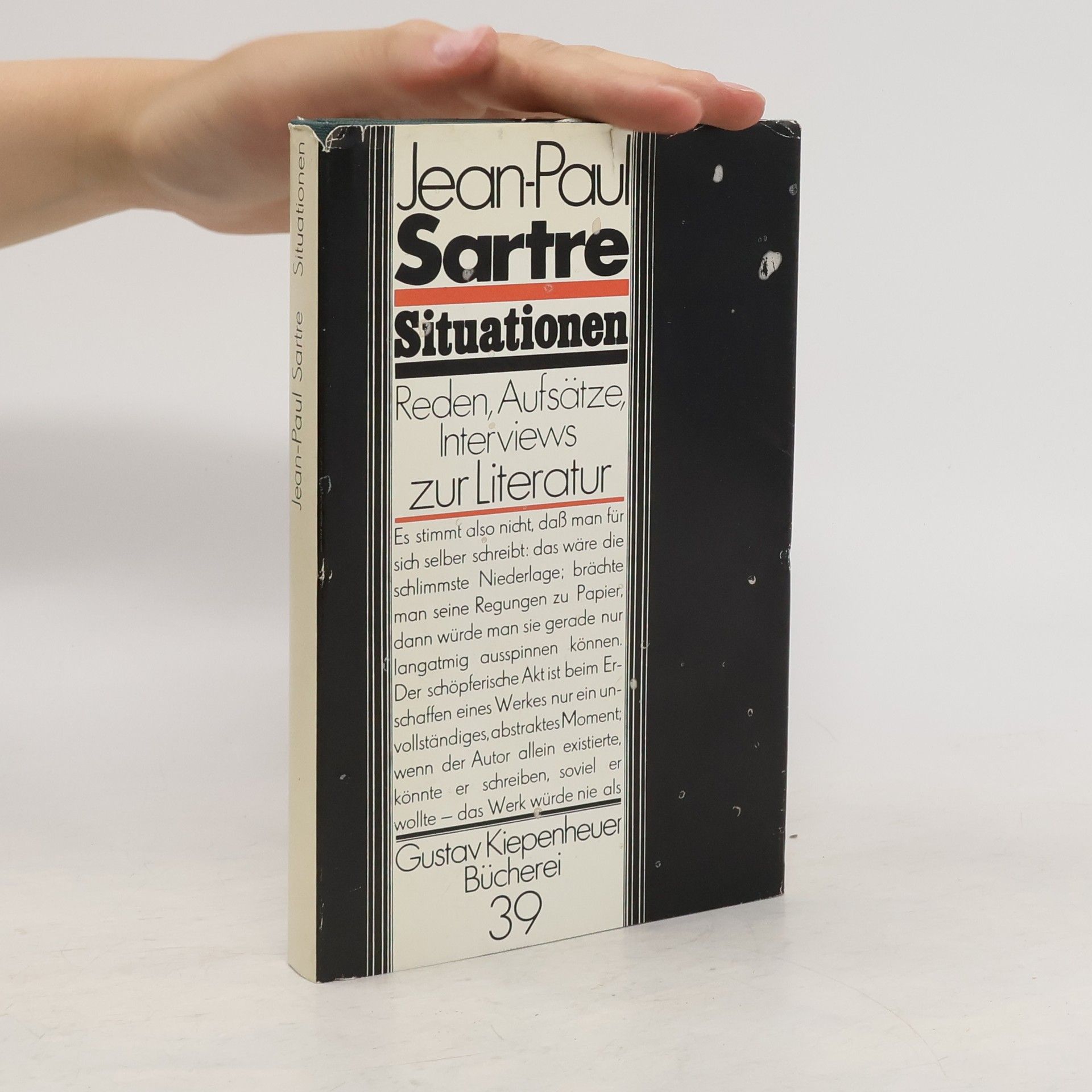 Jean Paul Sarte Situationen