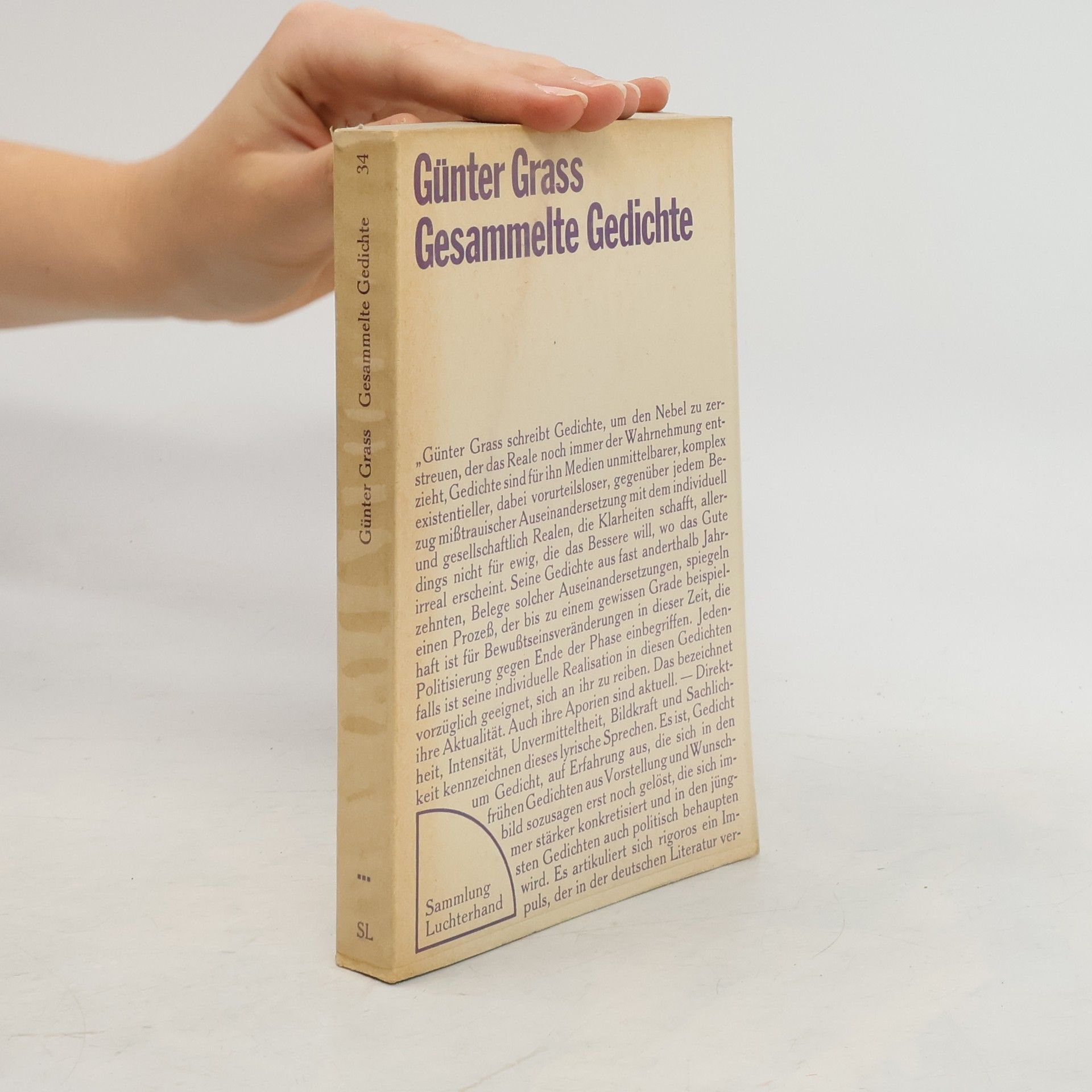 Günter Grass Gesammelte Gedichte