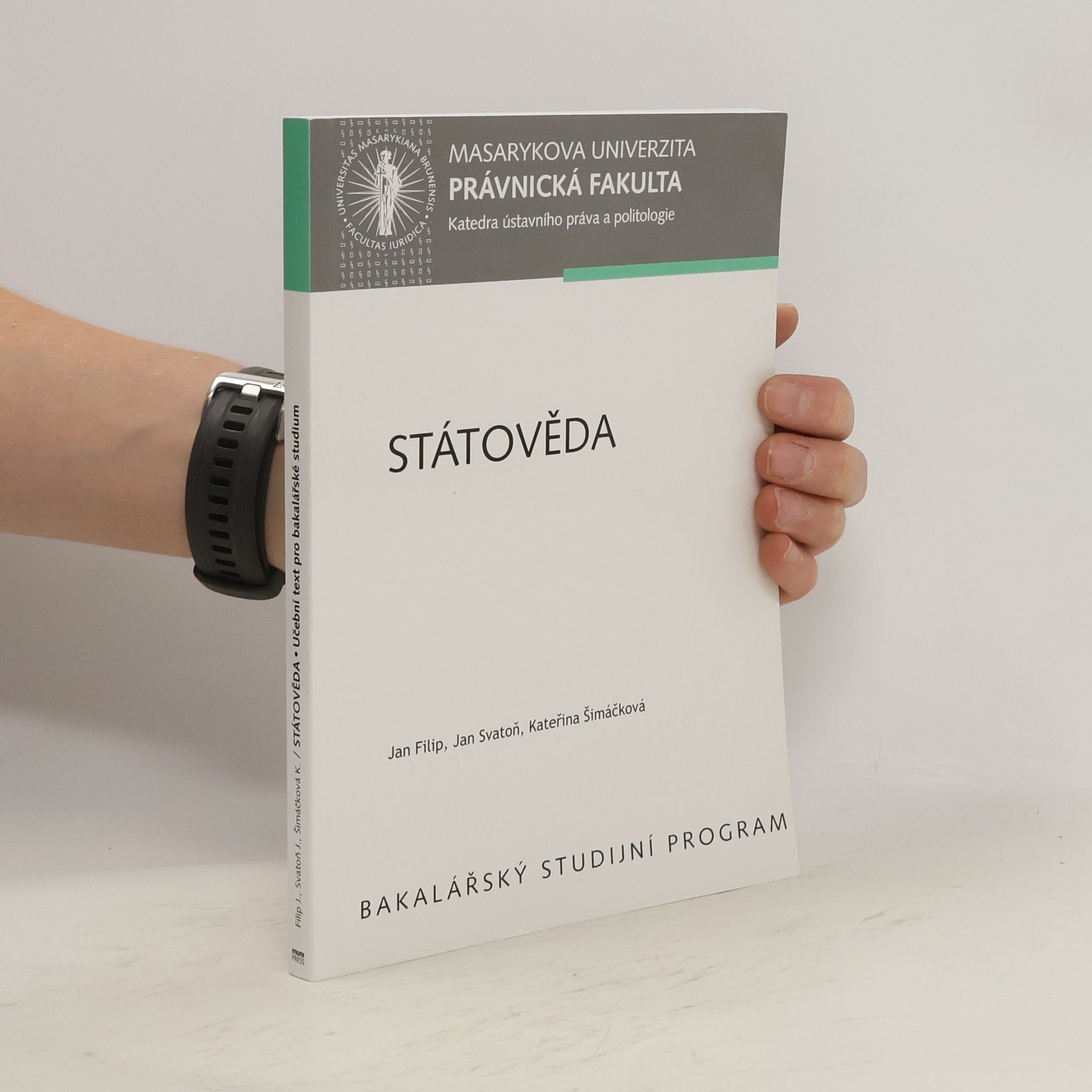 Jan Filip Státověda : učební text pro bakalářské studium