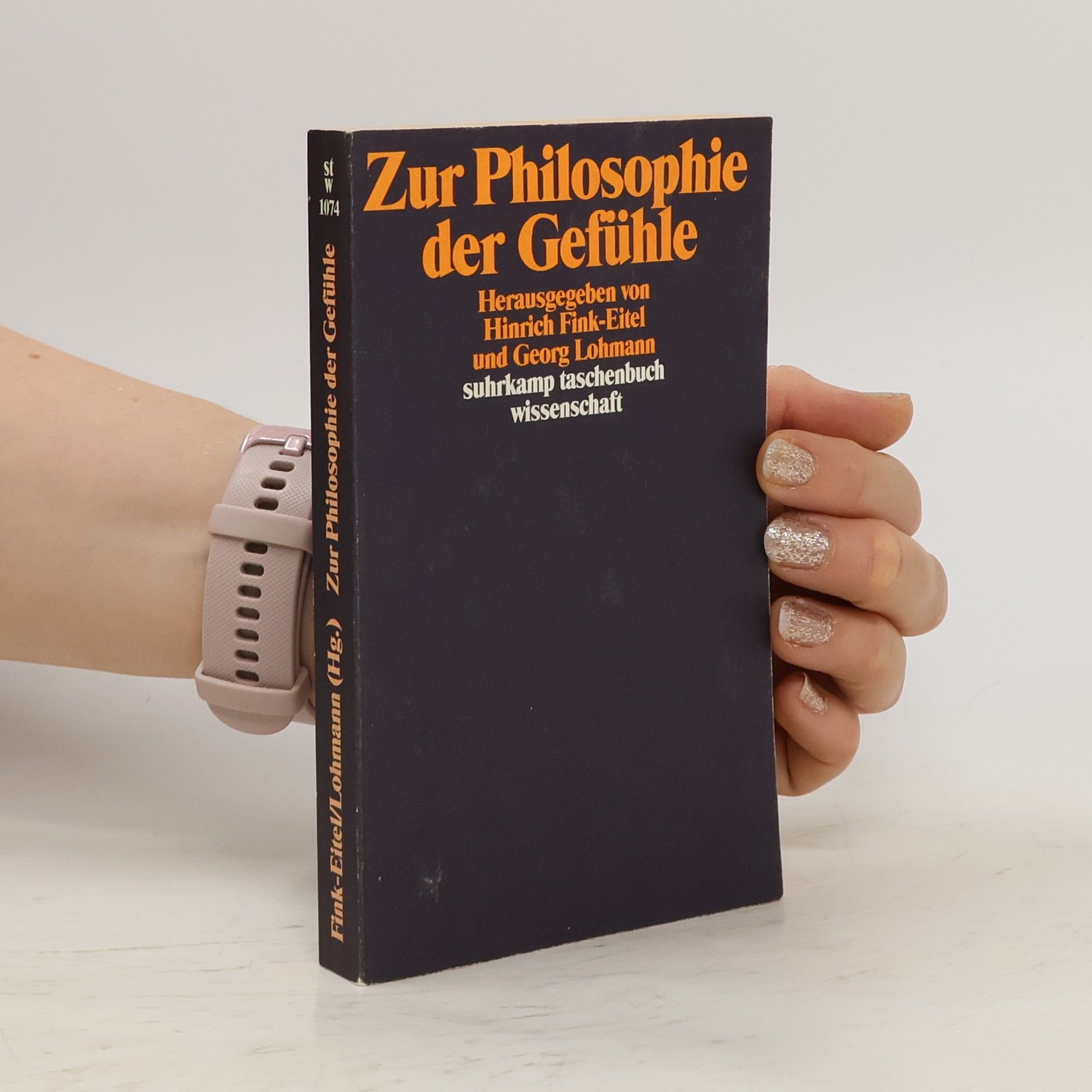 Hinrich Fink-Eitel Zur Philosophie der Gefühle