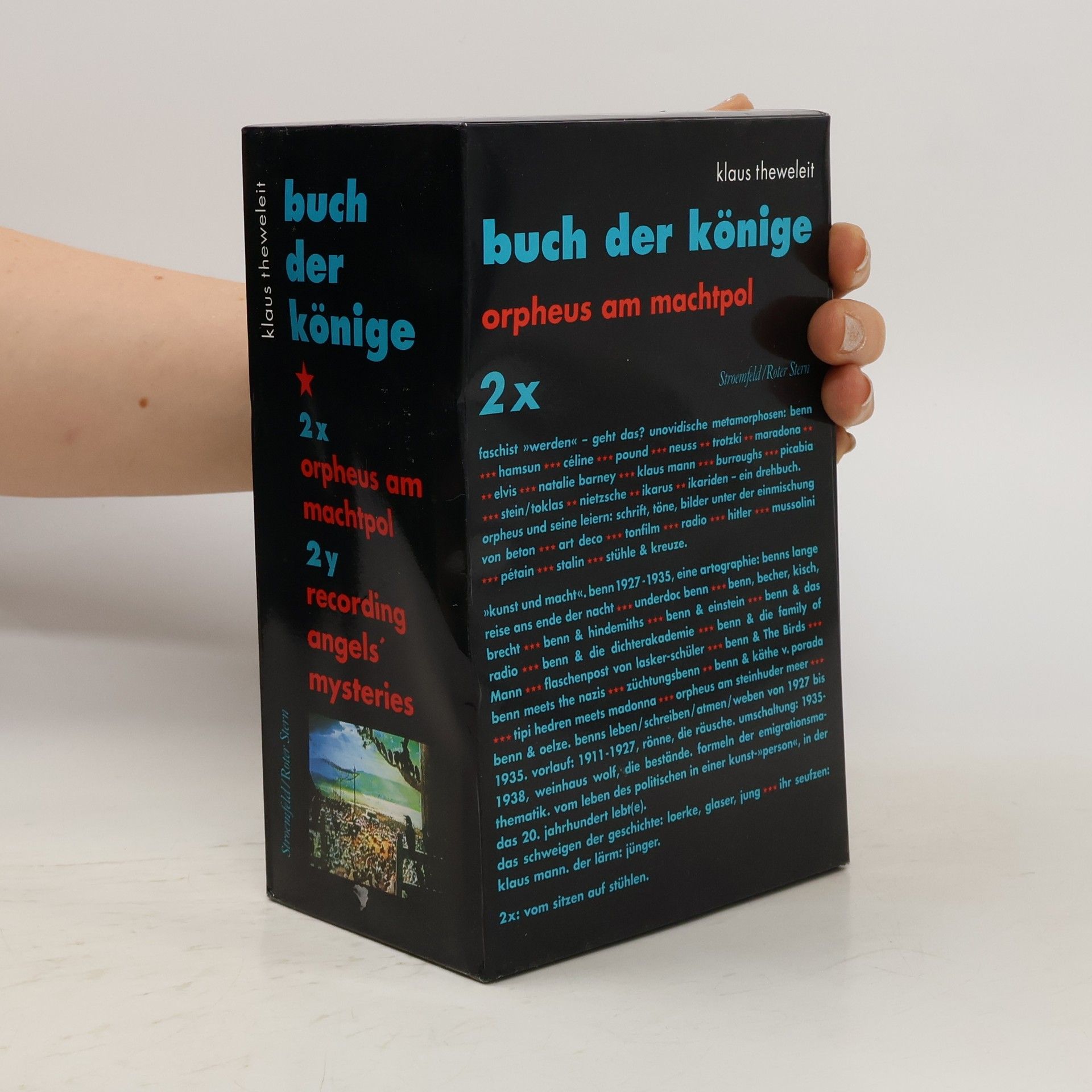 Klaus Theweleit Buch der Könige, Band 2x / 2y. Orpheus am Machtpol / Recording Angels' Mysteries. 2 Bände