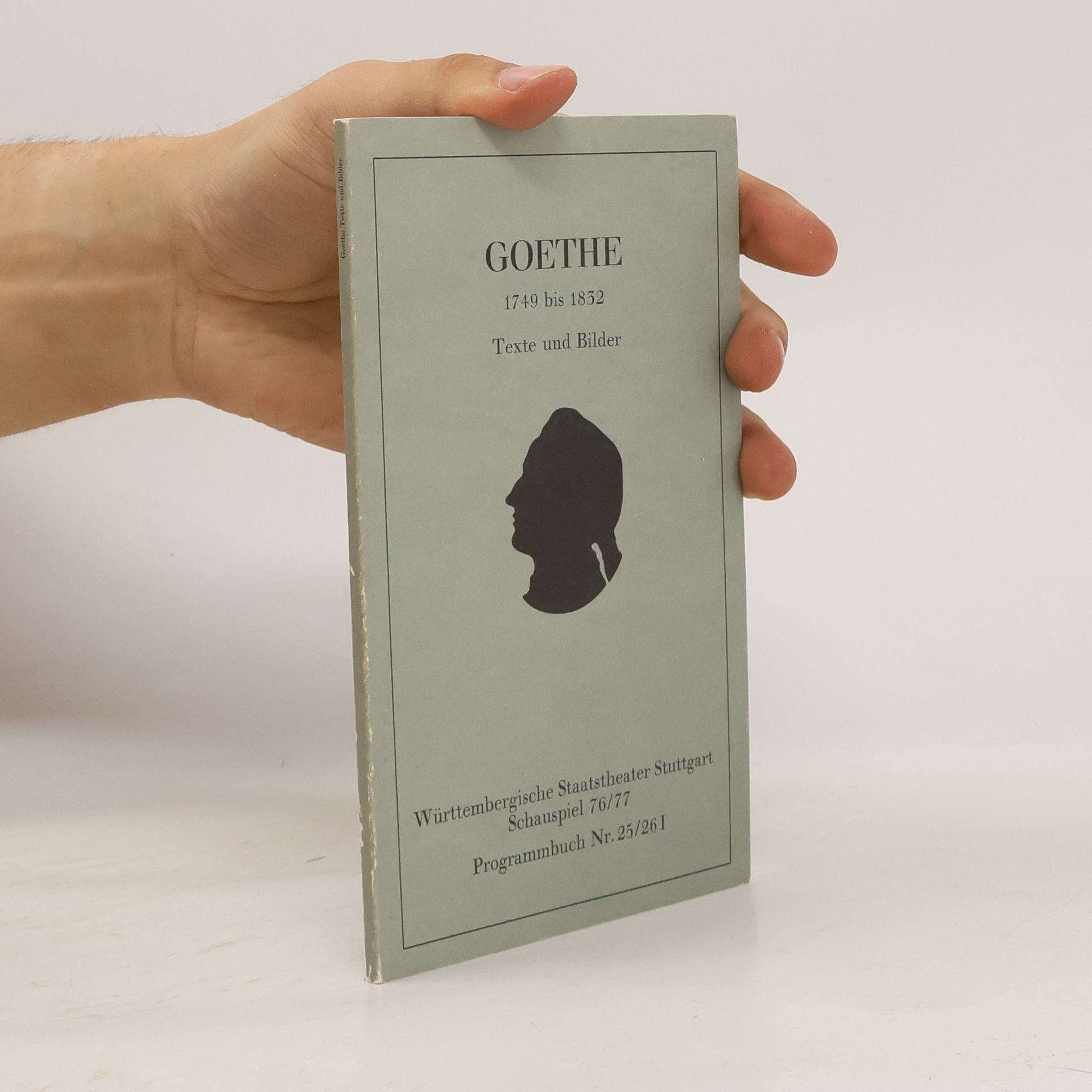Johann Wolfgang von Goethe Goethe 1749 bis 1832
