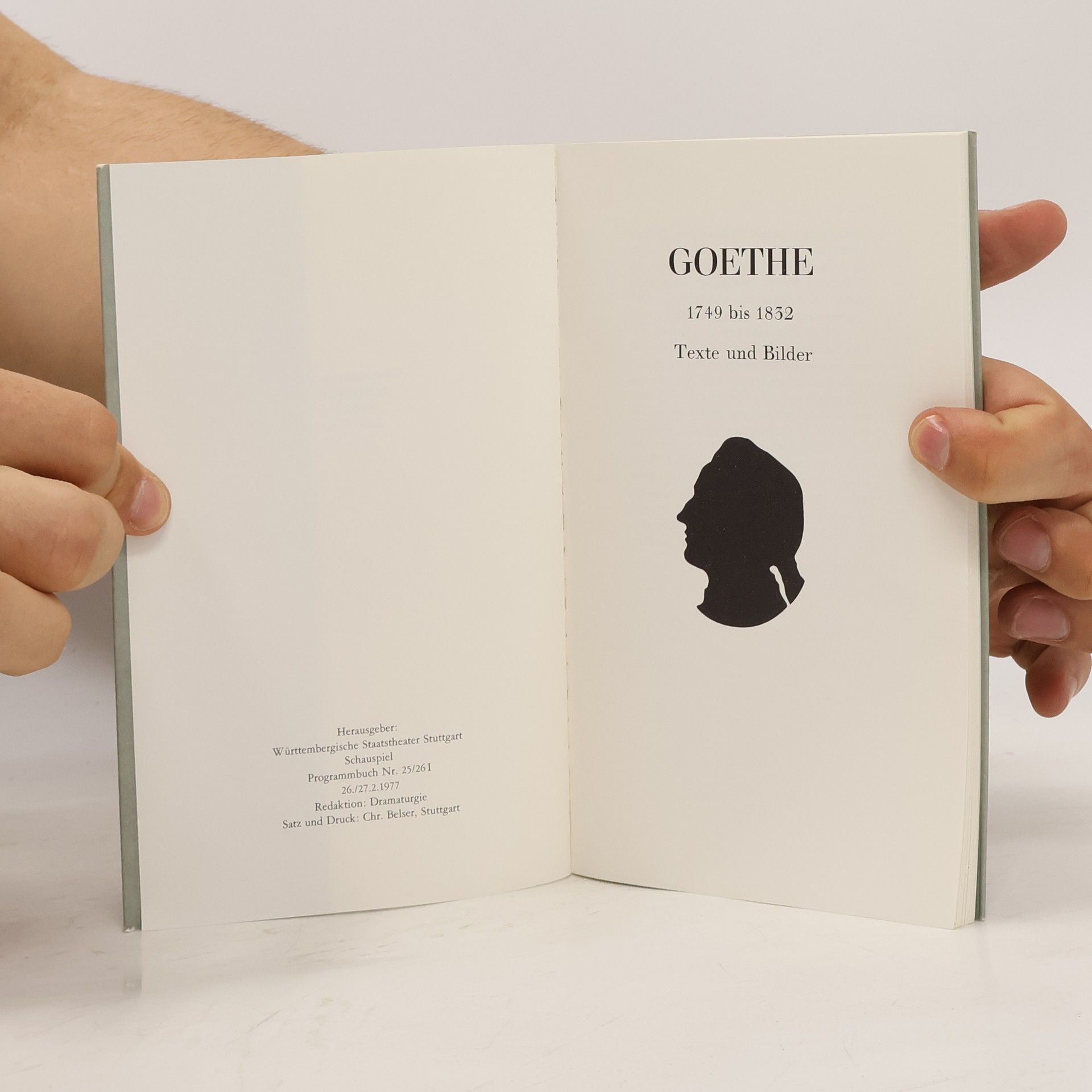 Johann Wolfgang von Goethe Goethe 1749 bis 1832