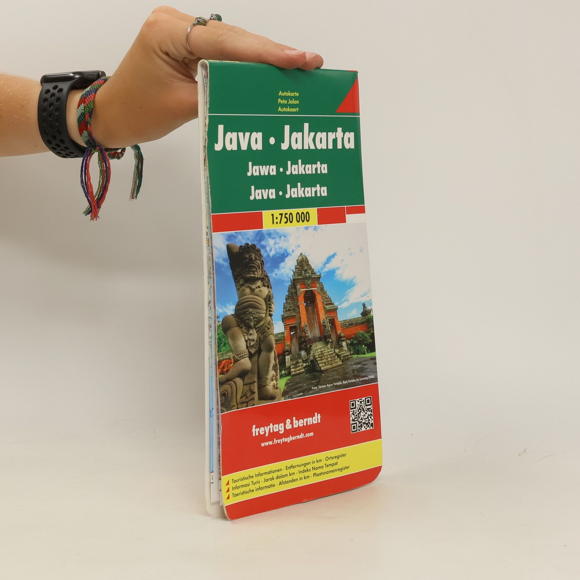 Freytag-Berndt u. Artaria Freytag & Berndt Autokarte Java, Jakarta. Jawa, Jakarta