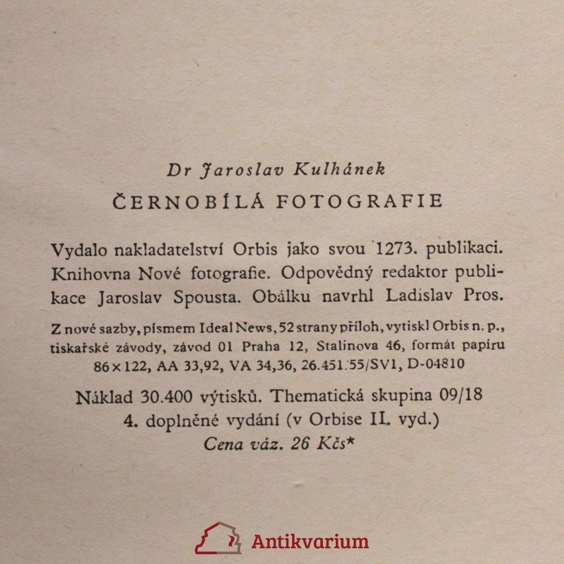 Jaroslav Kulhánek Černobílá fotografie