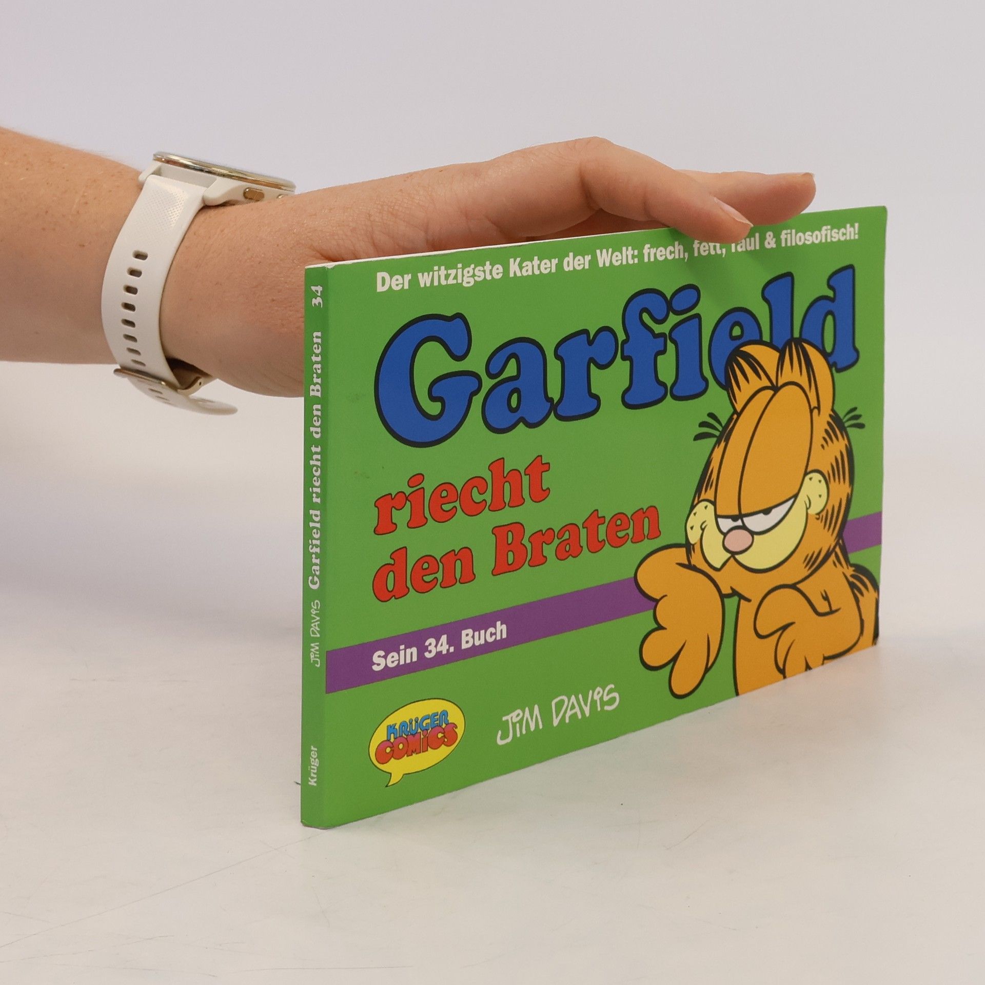 Jim Davis Garfield riecht den Braten
