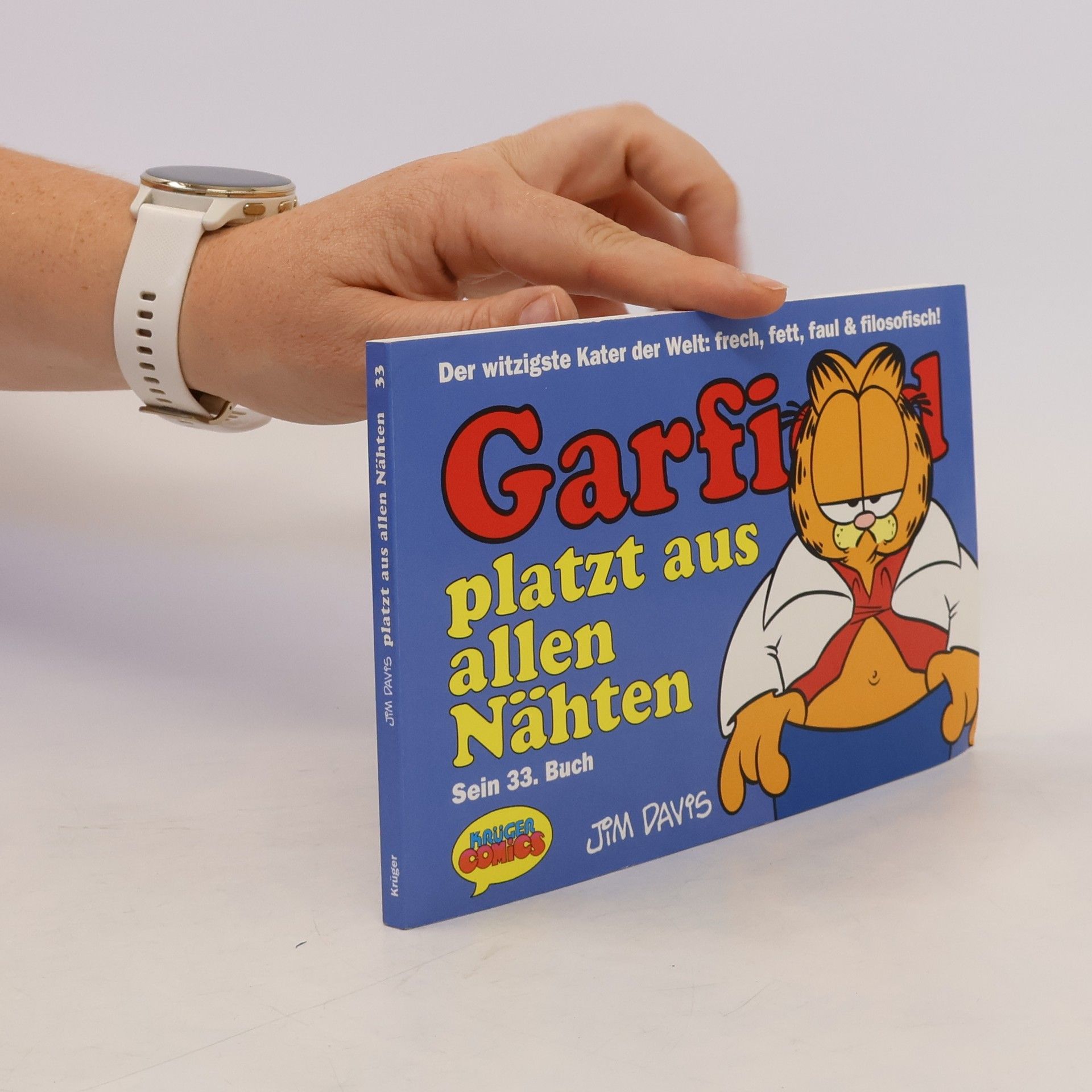 Jim Davis Garfield platzt aus allen Nähten