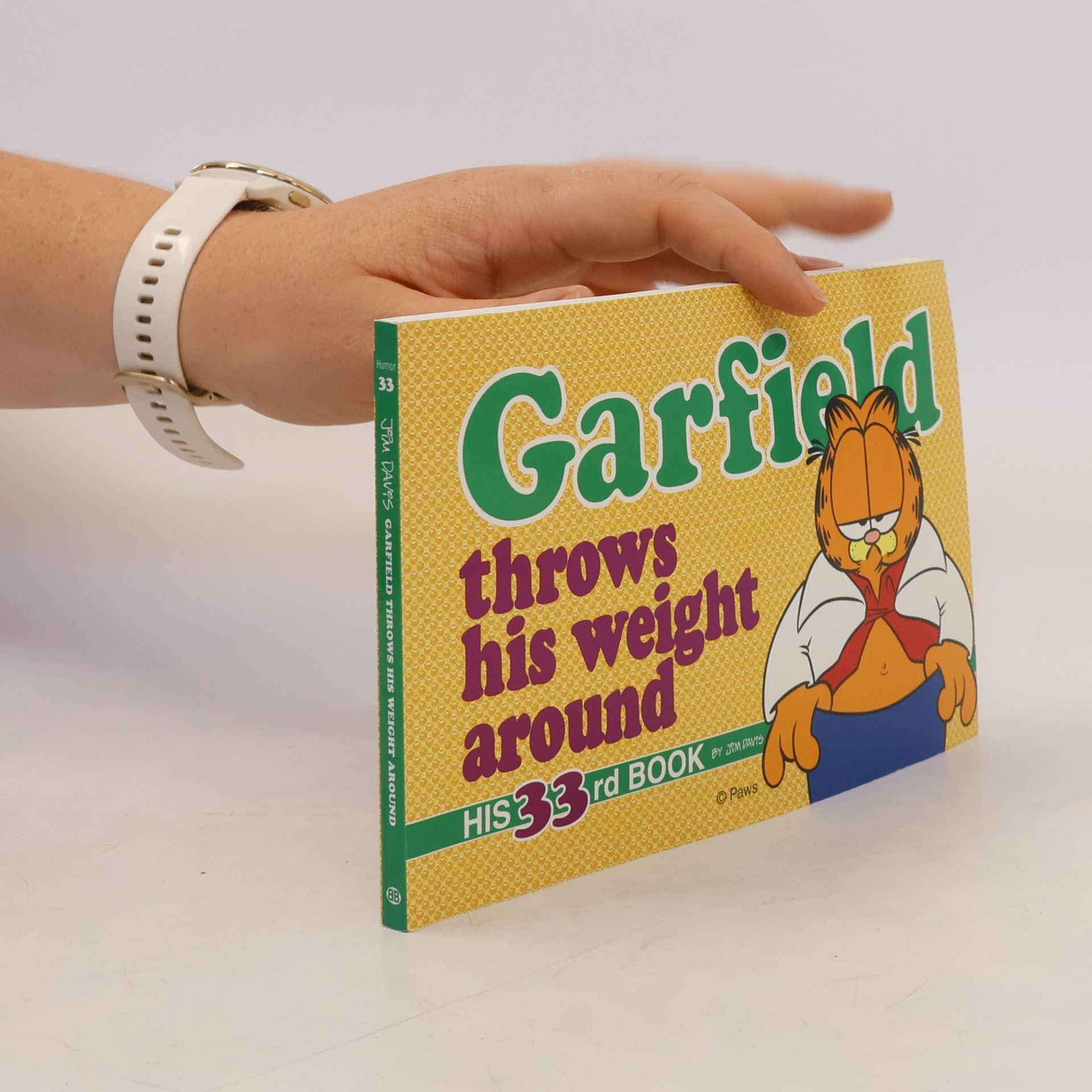 Jim Davis Garfield Throws His Weight Around