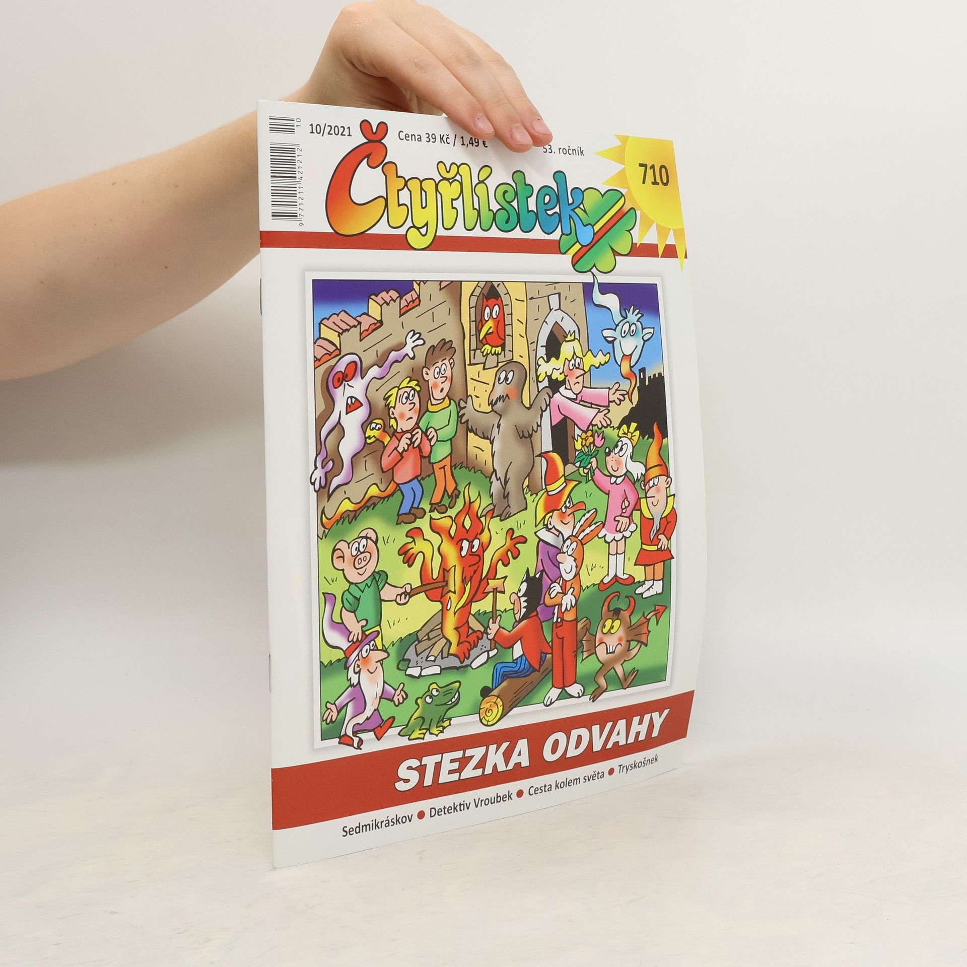 Collectif d'auteurs Čtyřlístek 710. Stezka odvahy. 10/2021
