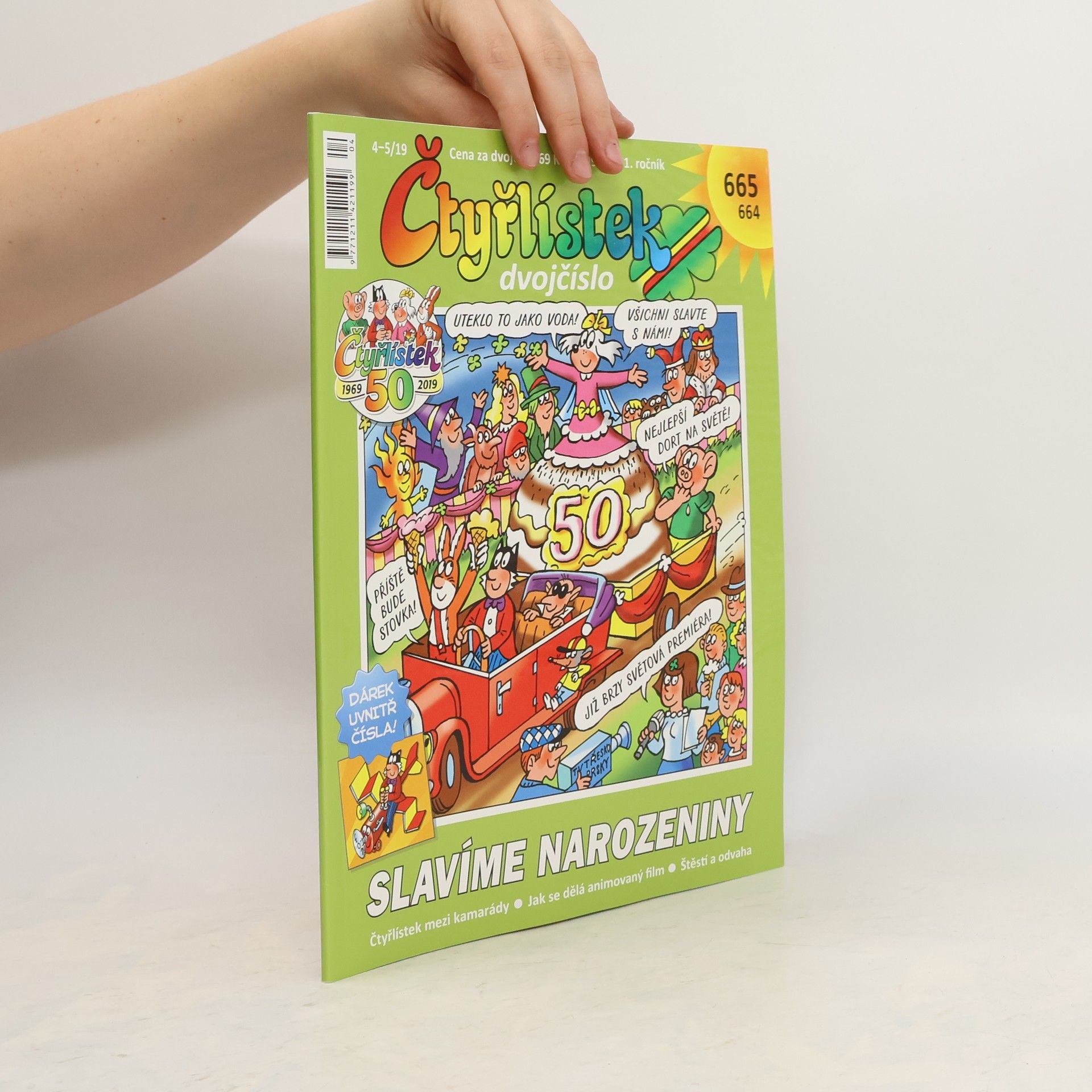 Collectif d'auteurs Čtyřlístek 664/665, 4-5/2019.