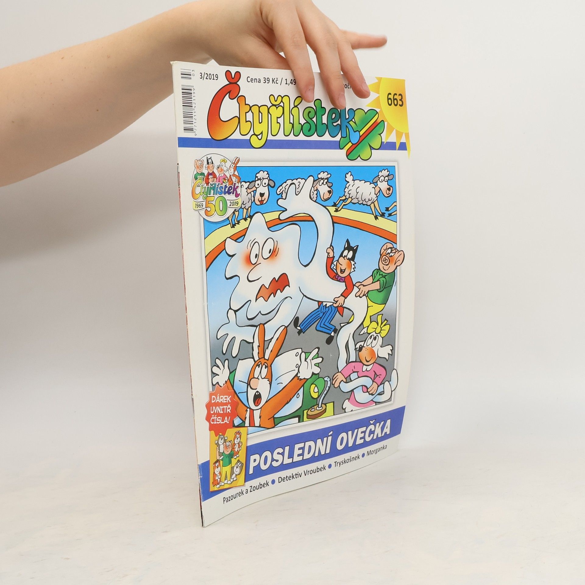 kolektiv Čtyřlístek 3/2019 č. 663. Poslední ovečka