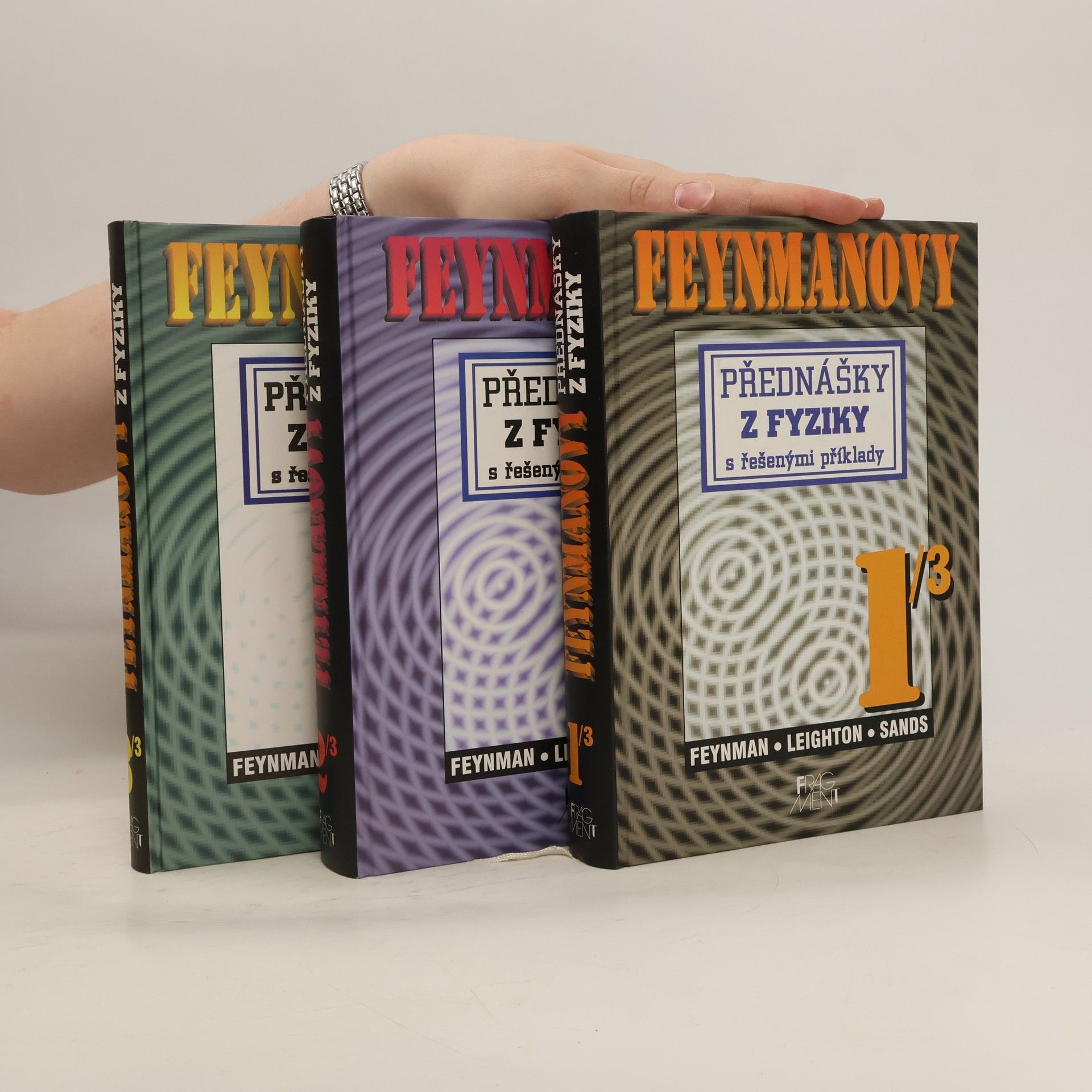 Richard Feynman Feynmanovy přednášky z fyziky s řešenými příklady (1.-3. díl, komplet, 3 svazky)