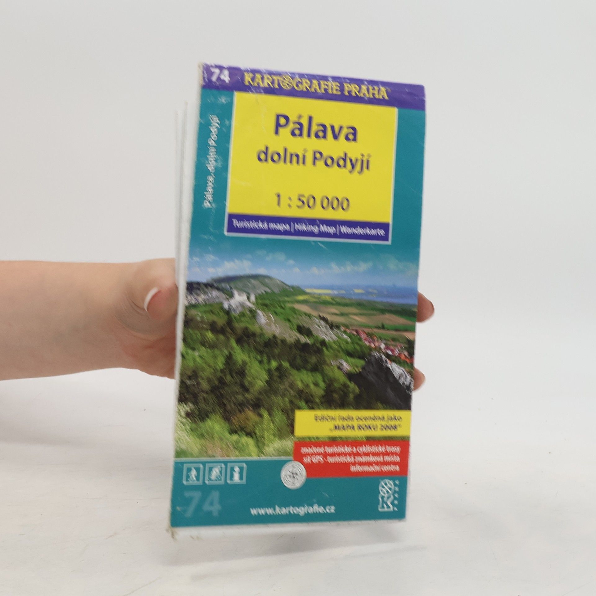 Collectif d'auteurs Pálava dolní Podyjí : turistická mapa 1:50 000