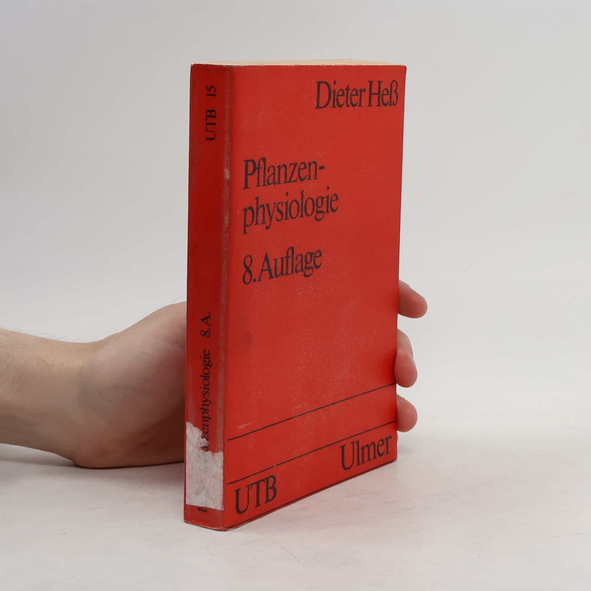 Dieter Heß Pflanzenphysiologie