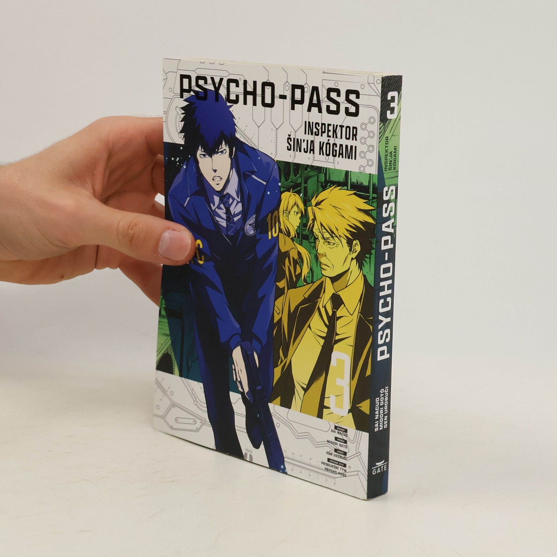 Natsuo Sai Psycho-pass. Inspektor Šin'ja Kógami. 3