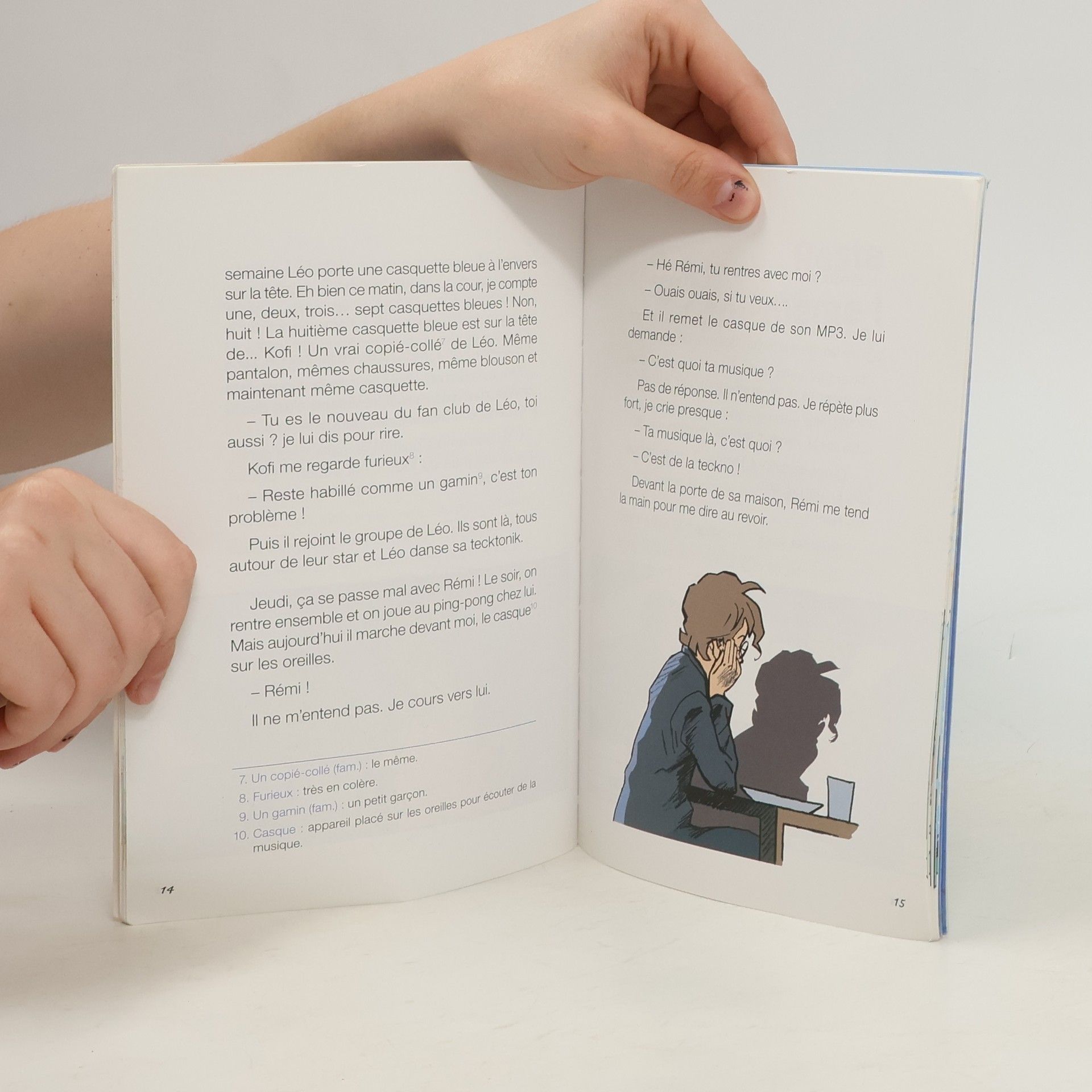 Collectif d'auteurs Bibliojeunes, Le match de Thomas, niveau 4 (A1)