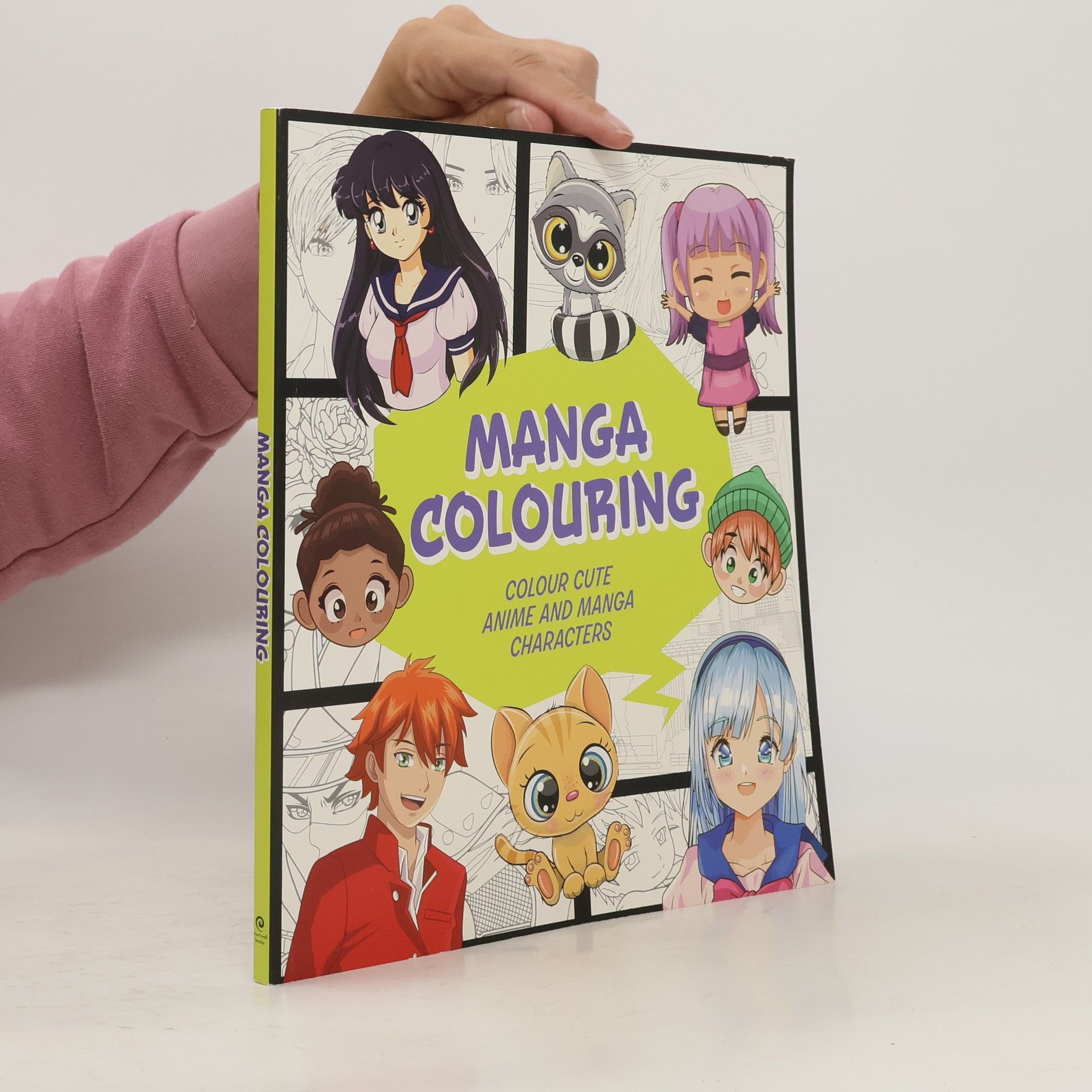 kolektiv Manga Colouring Book