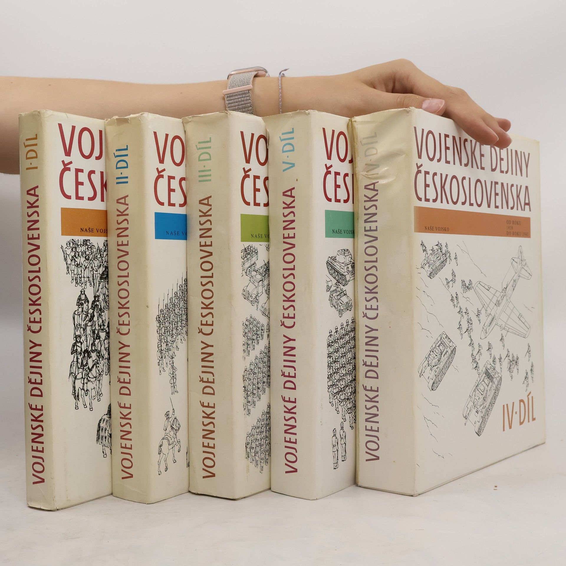 Collectif d'auteurs Vojenské dějiny Československa I.-V.