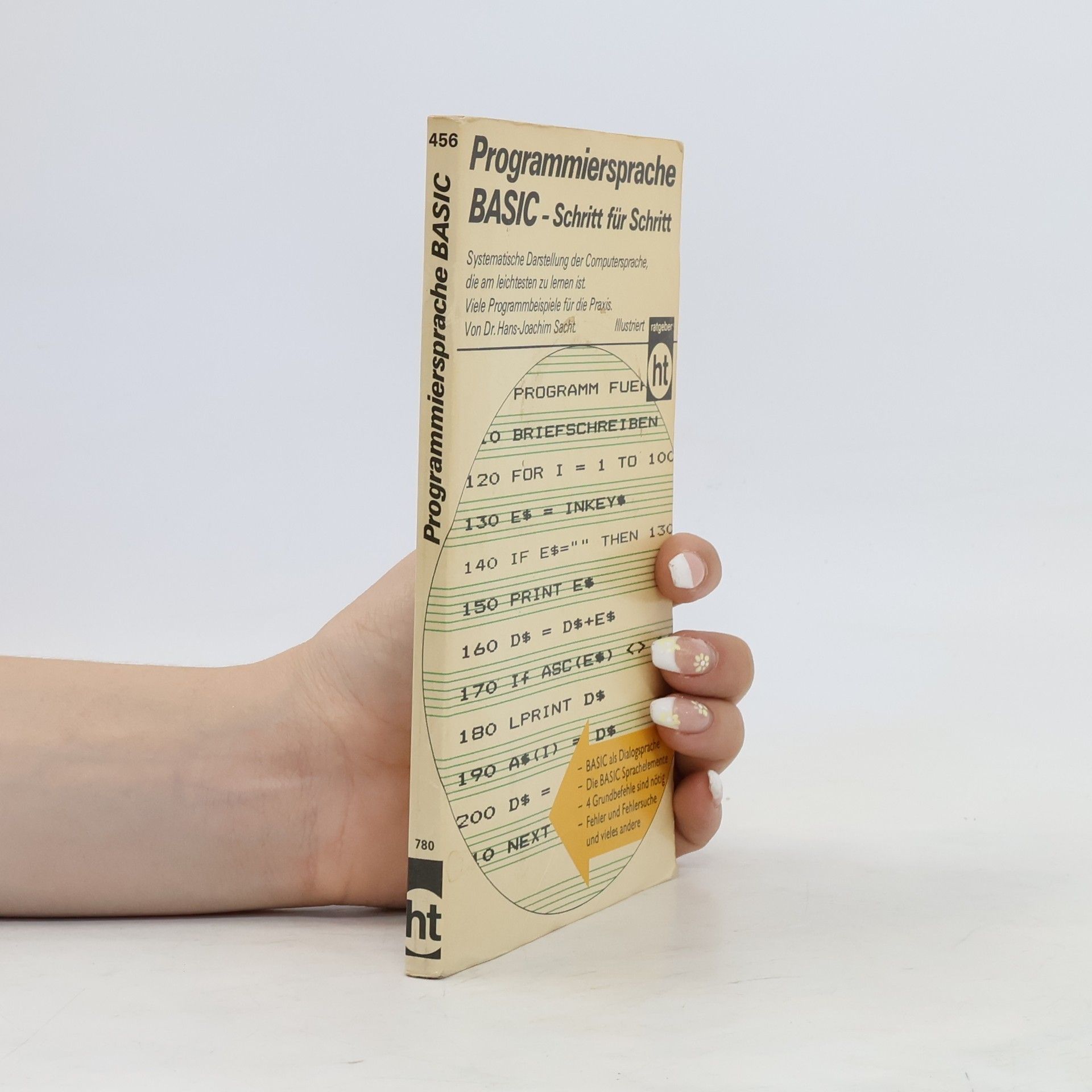 Hans Joachim Sacht Programmiersprache BASIC