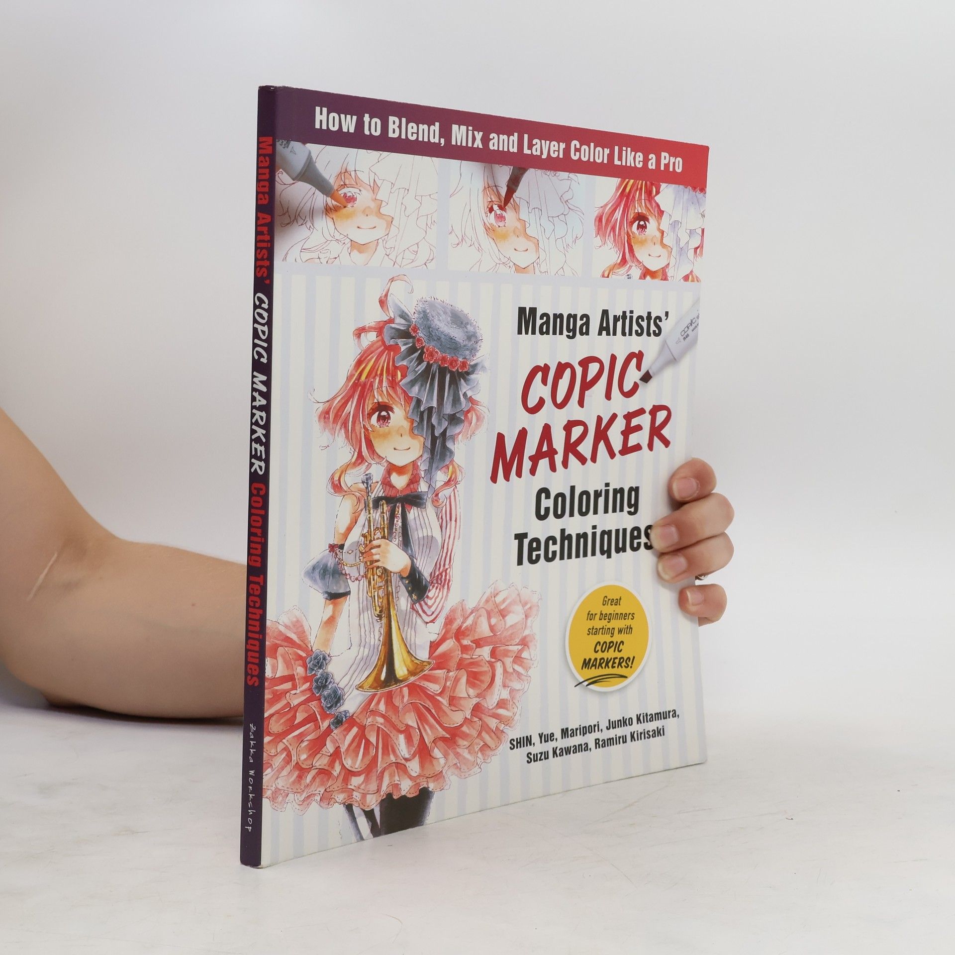 Ery Shin Manga Artists Copic Marker Coloring Techniques: Learn How to Blend, Mix and Layer Color Like a Pro