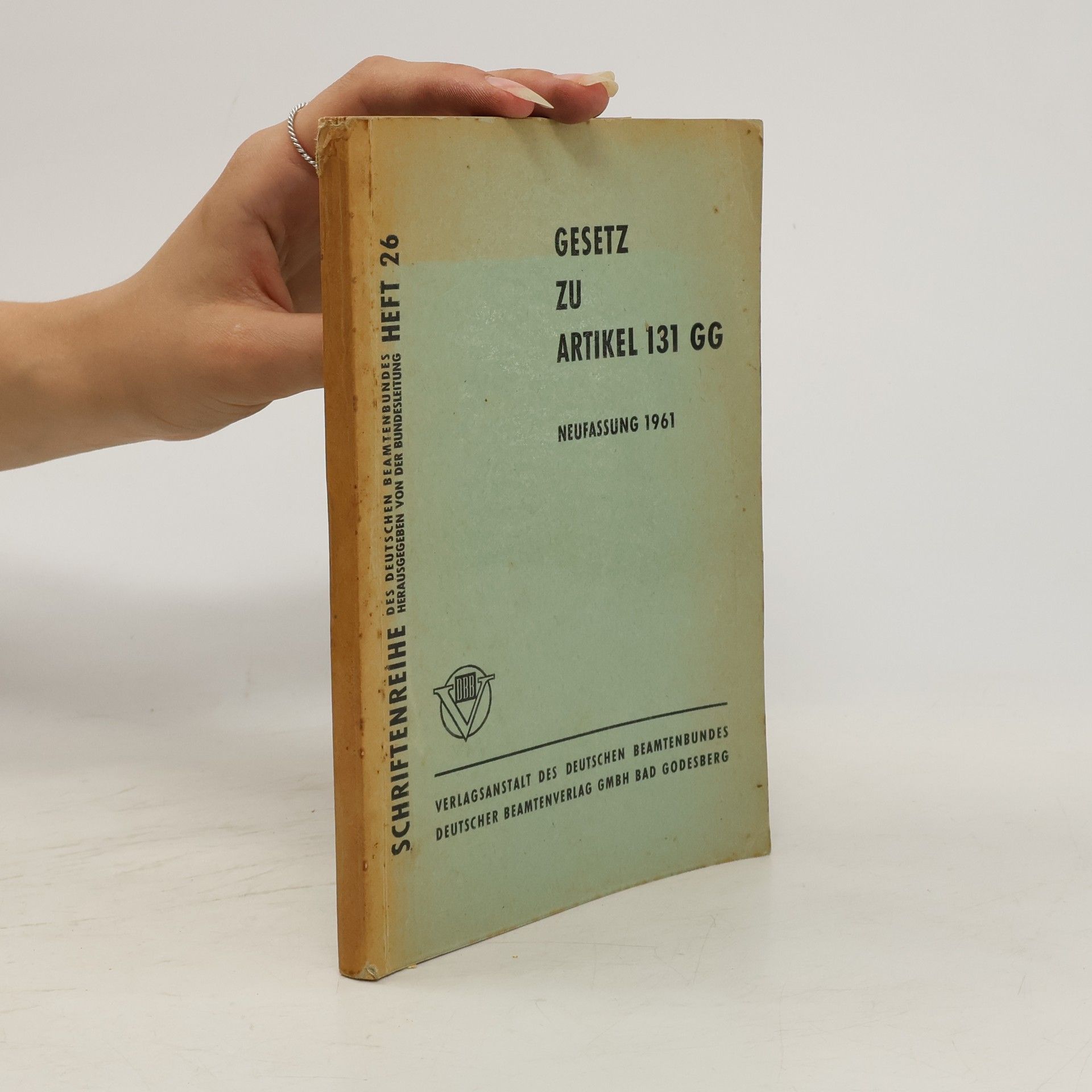 Collectif d'auteurs Gesetz zu Artikel 131 GG