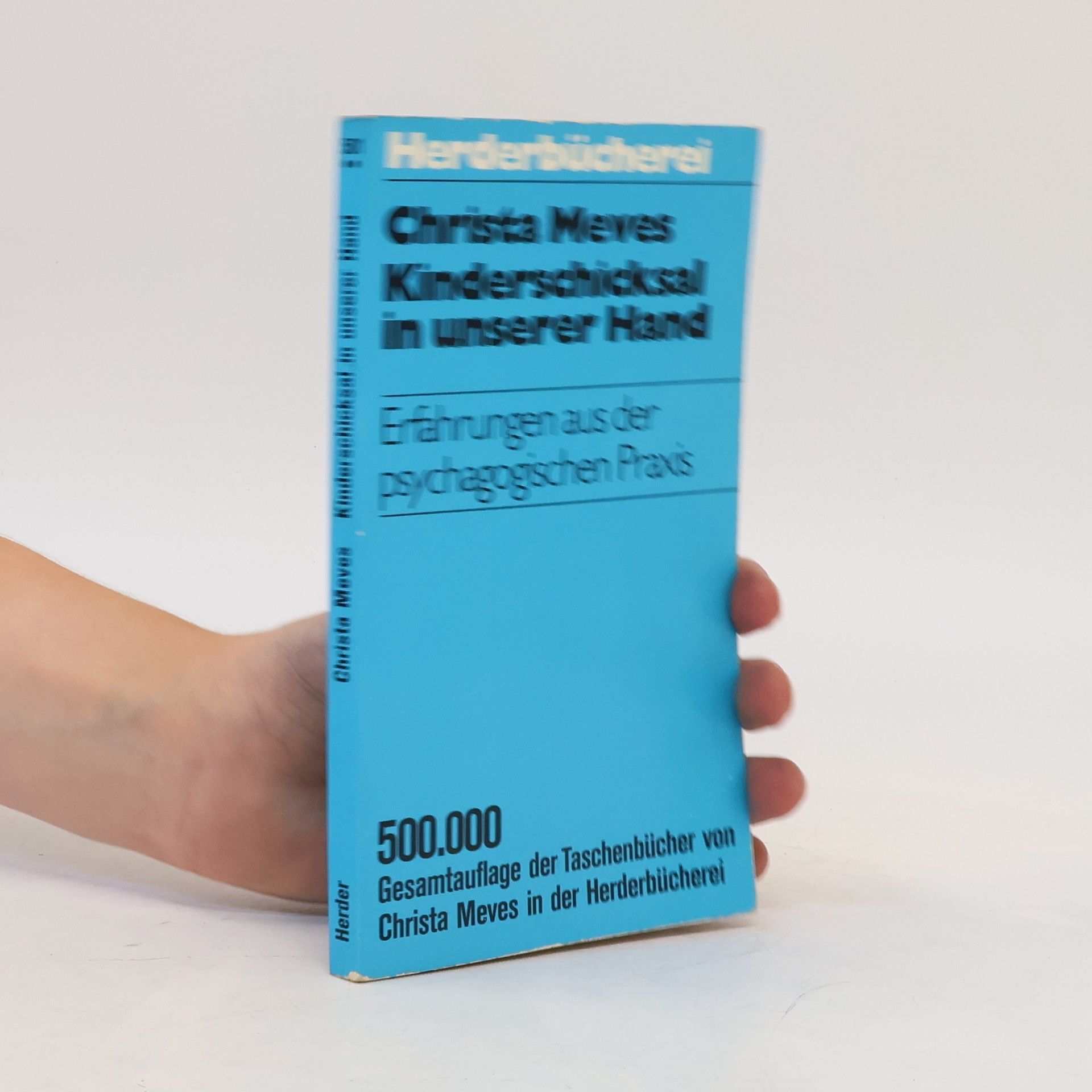 Christa Meves Kinderschicksal in unserer Hand