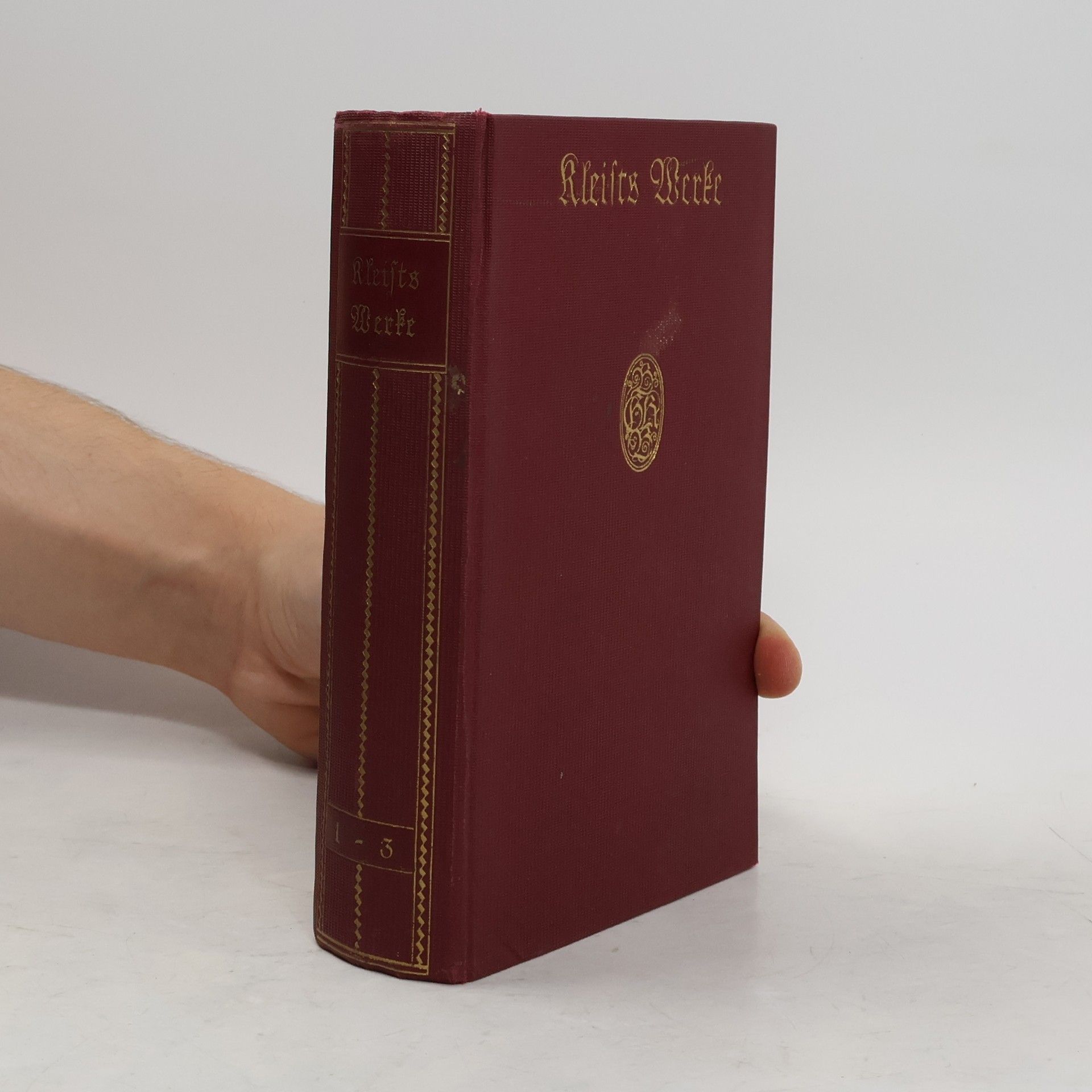 Heinrich von Kleist Heinrichs Kleists Werke 1-3