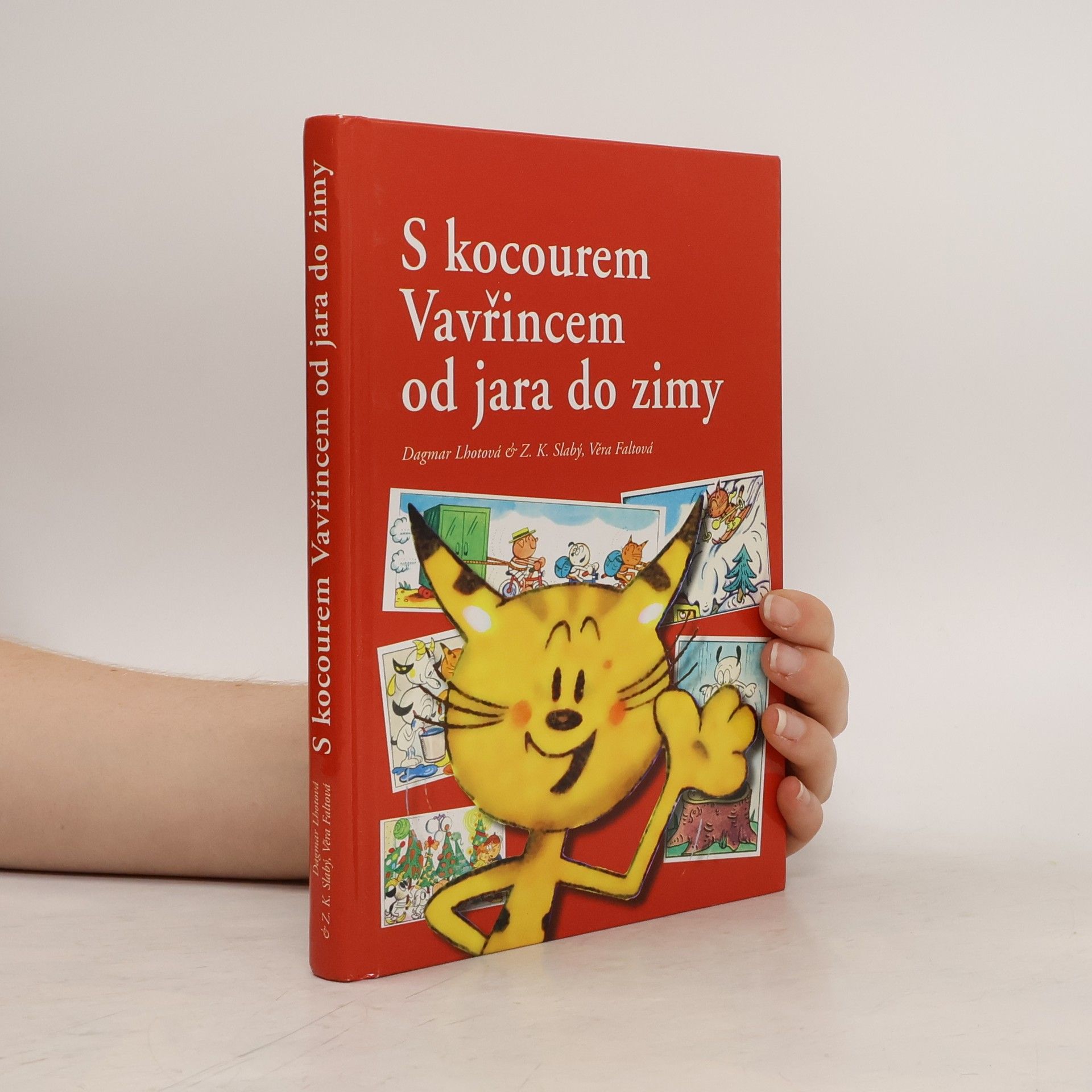 Dagmar Lhotová S kocourem Vavřincem od jara do zimy