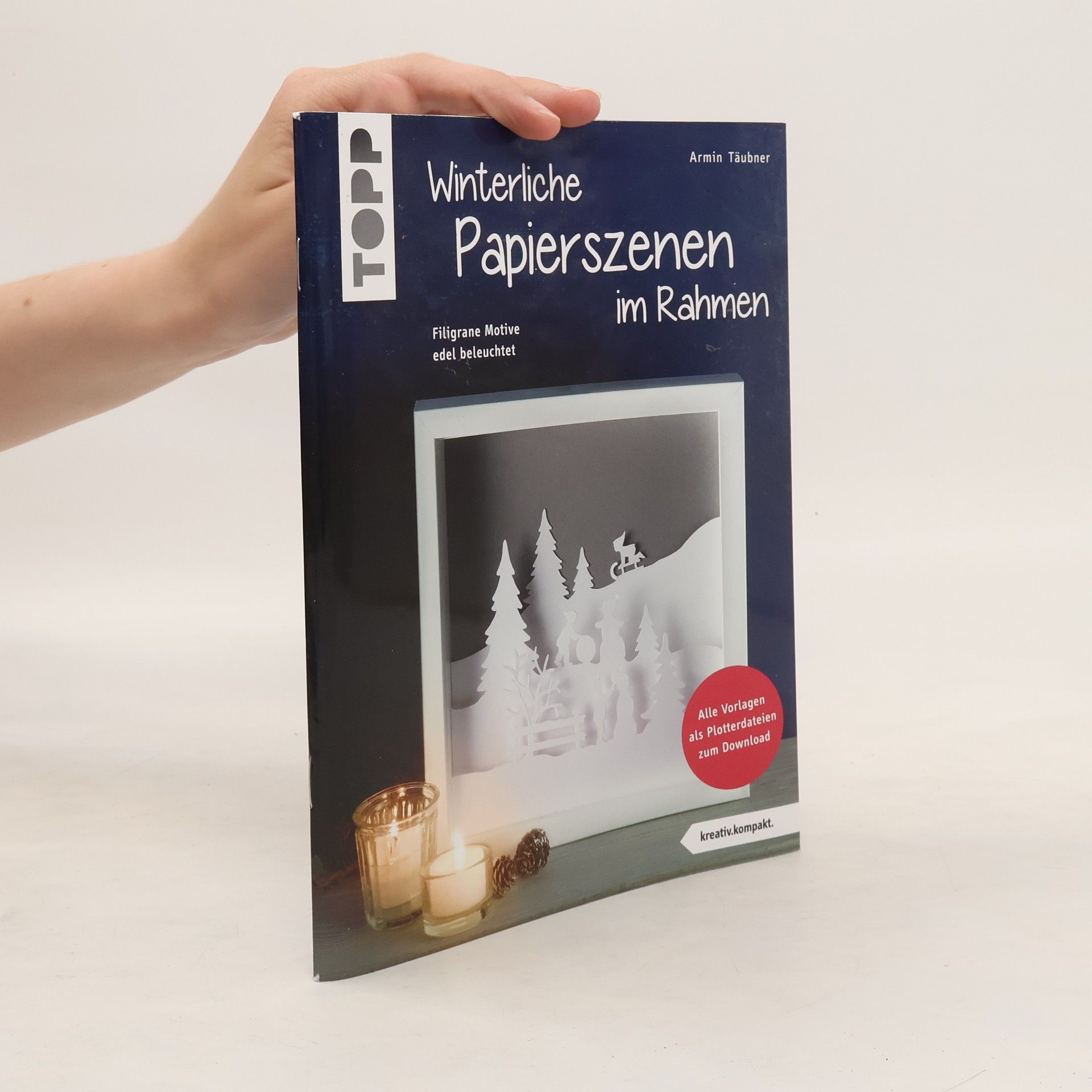 Daniel Täubner Winterliche Papierszenen im Rahmen