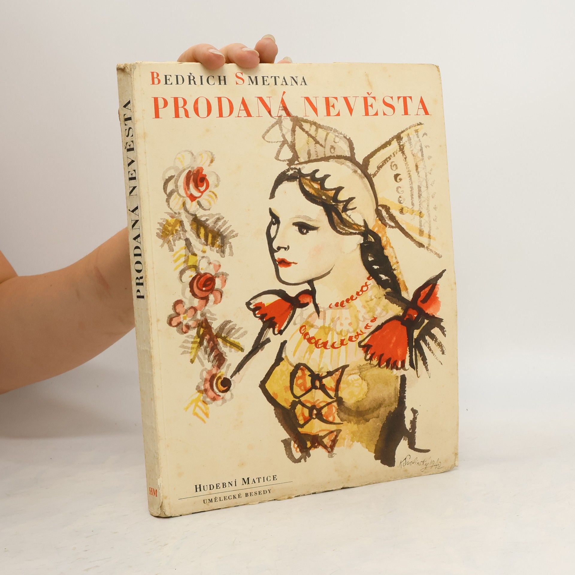 Bedřich Smetana Prodaná nevěsta. Komická zpěvohra o třech jednáních. Klavírní výtah