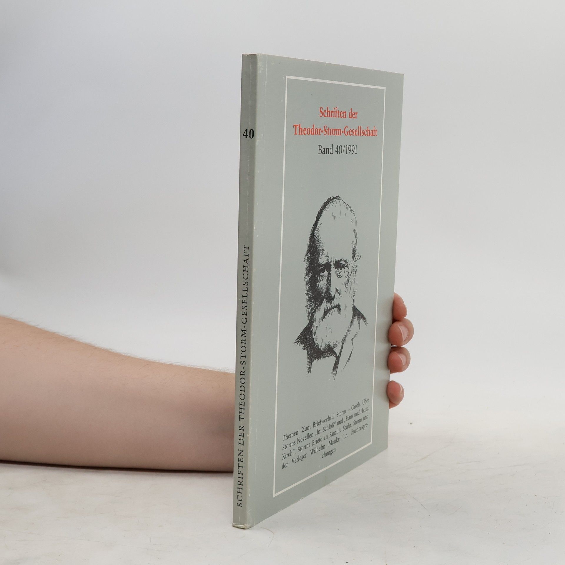 Collectif d'auteurs Schriften der Theodor-Storm-Gesellschaft 40