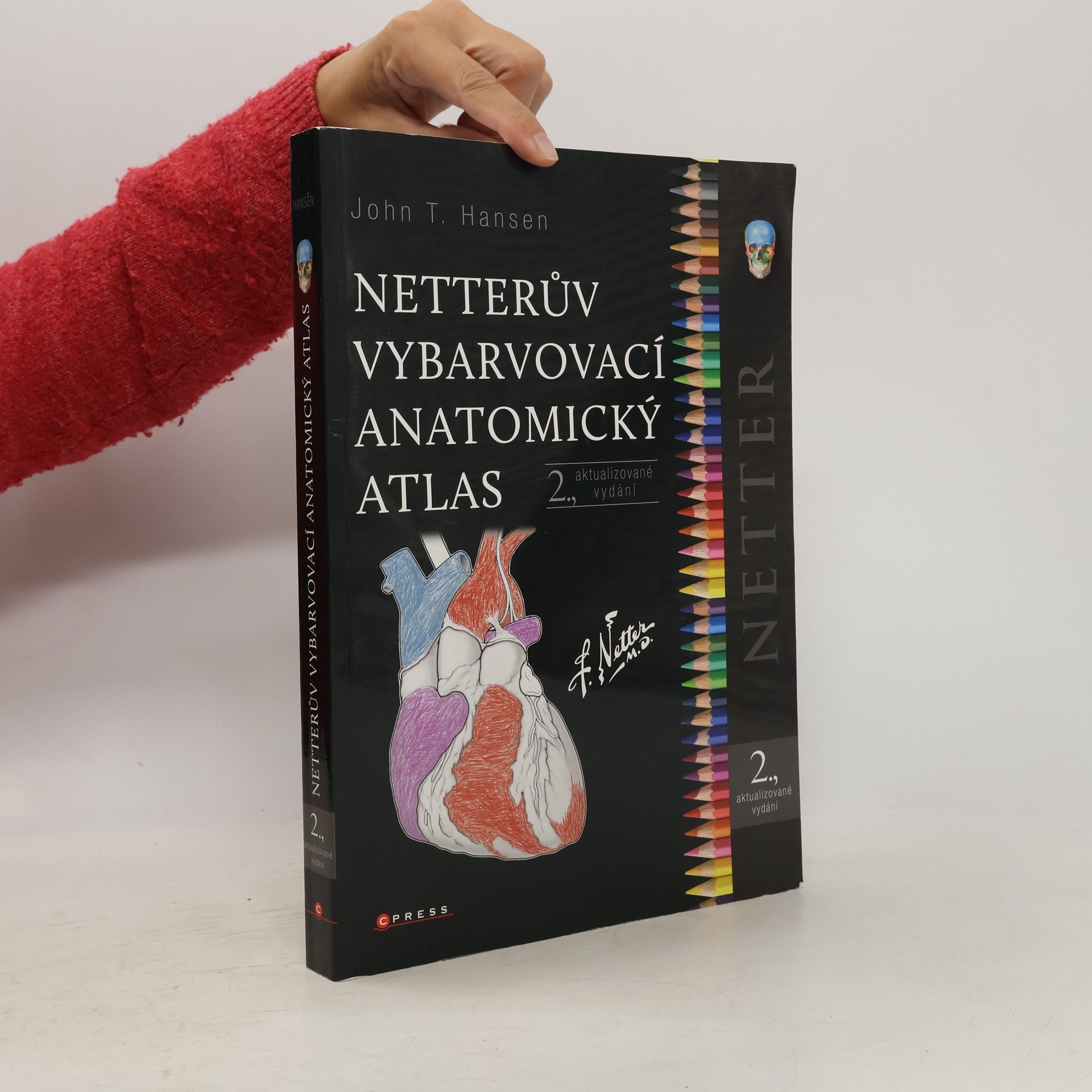 John T. Hansen Netterův vybarvovací anatomický atlas