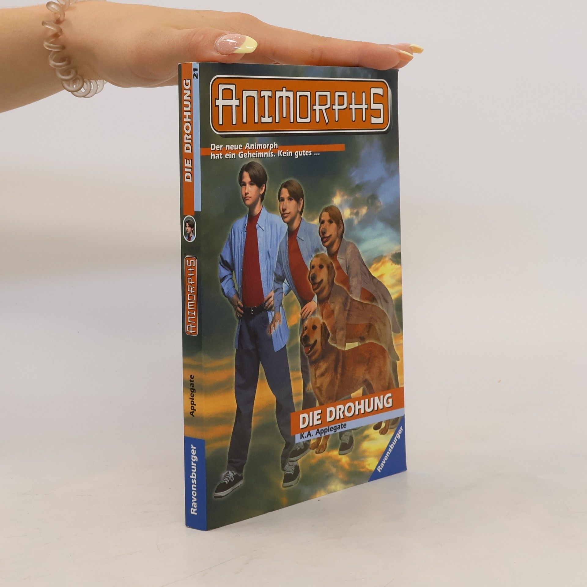 Katherine Applegate Die Drohung. Der neue Animorph hat ein Geheimnis. Kein gutes.... Übers. v. Christoph Arndt